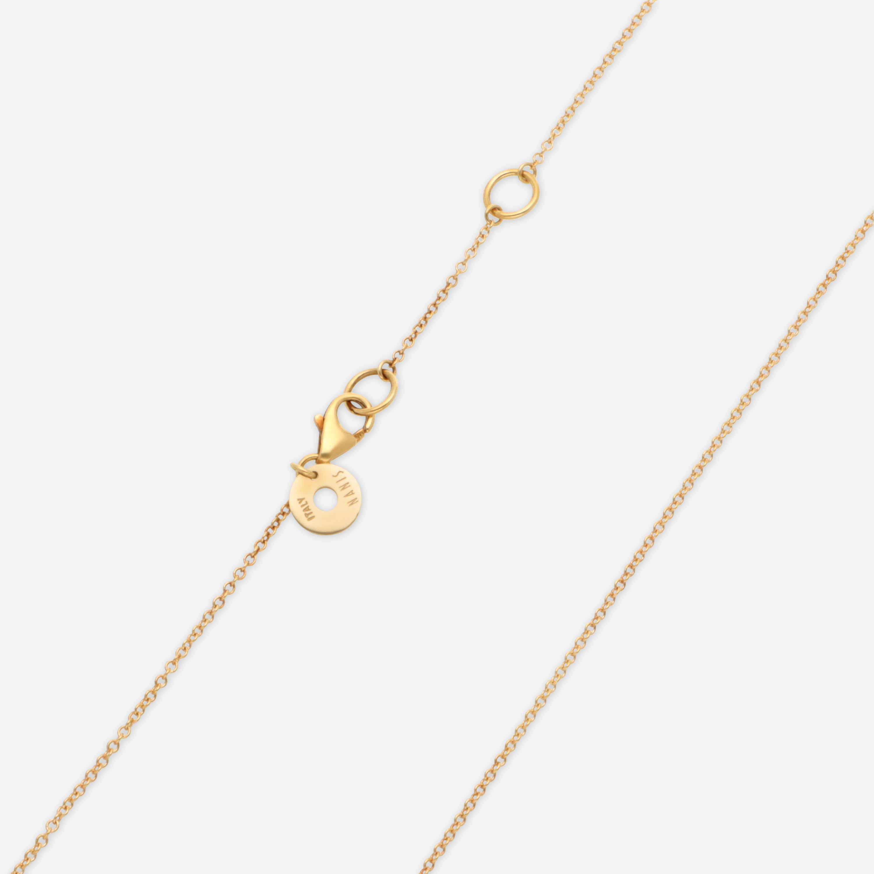 Nanis 18K Yellow Gold Diamond Pendant Necklace CS1-528 — view 3