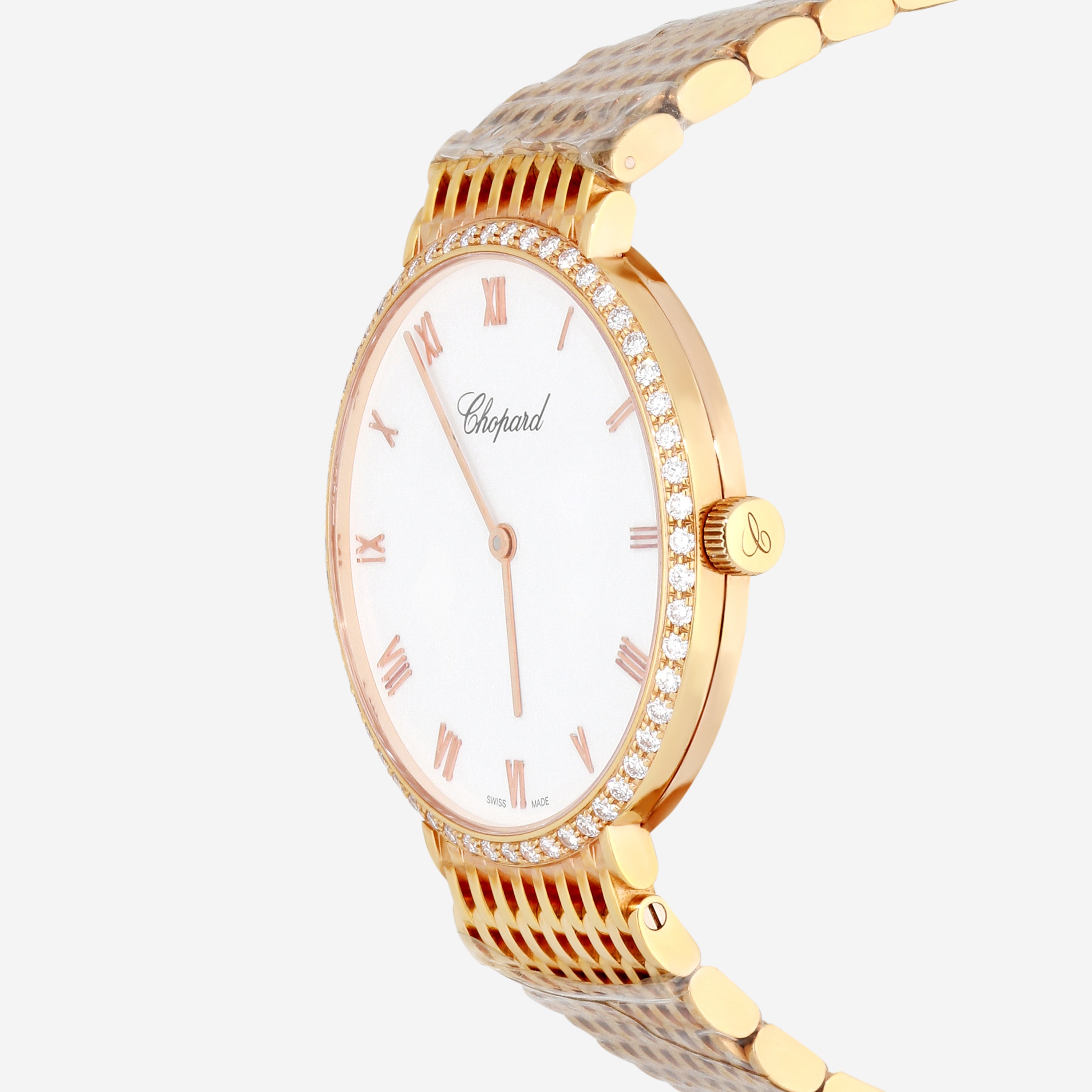 Chopard Classic 18K Rose Gold Diamond Quartz Ladies Watch 143613-5001 — view 2