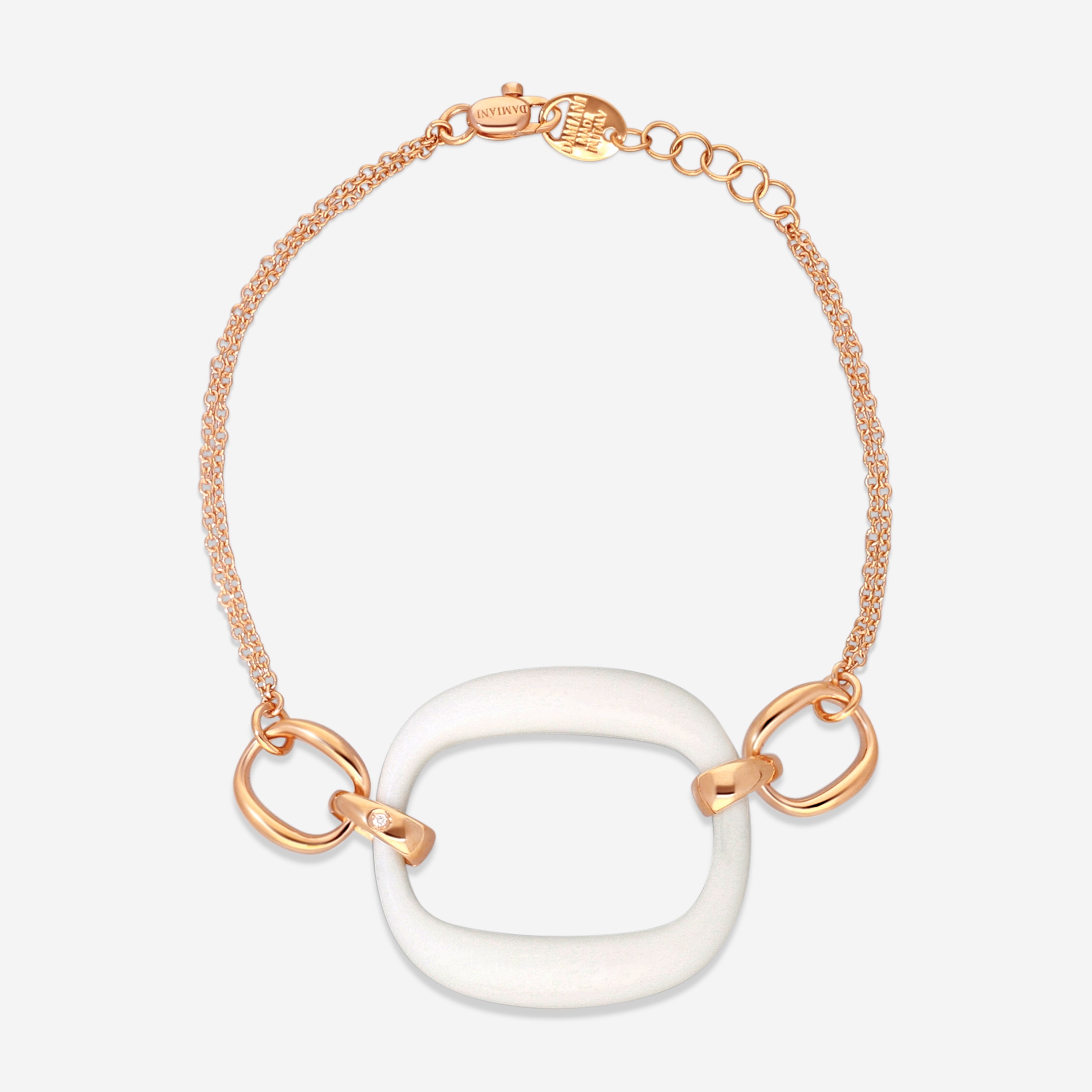 Damiani 18K Rose Gold Diamond Agate Bracelet 20055363