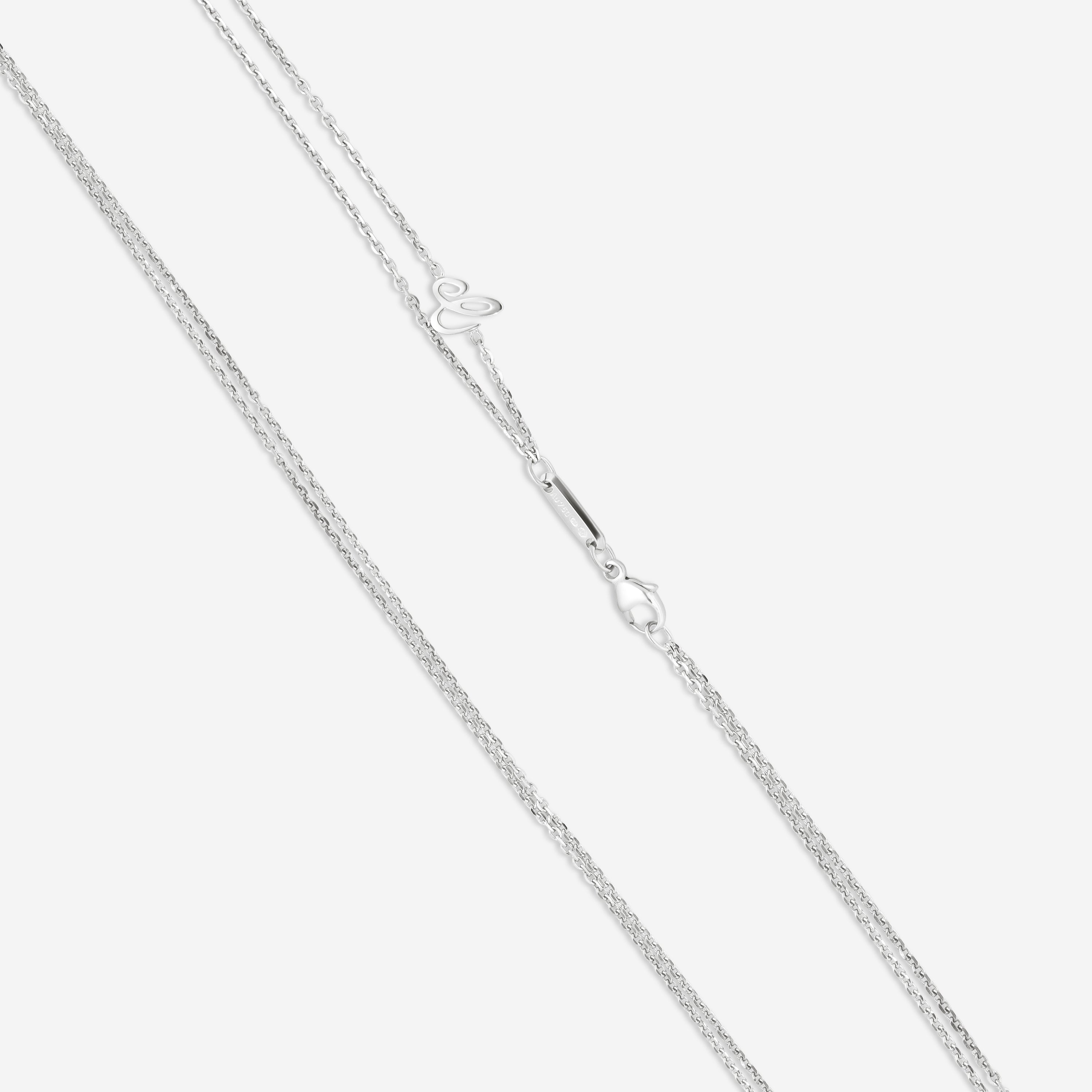 Chopard Happy Diamonds 18K White Gold Diamond Pendant Necklace 799569-1002 — view 3