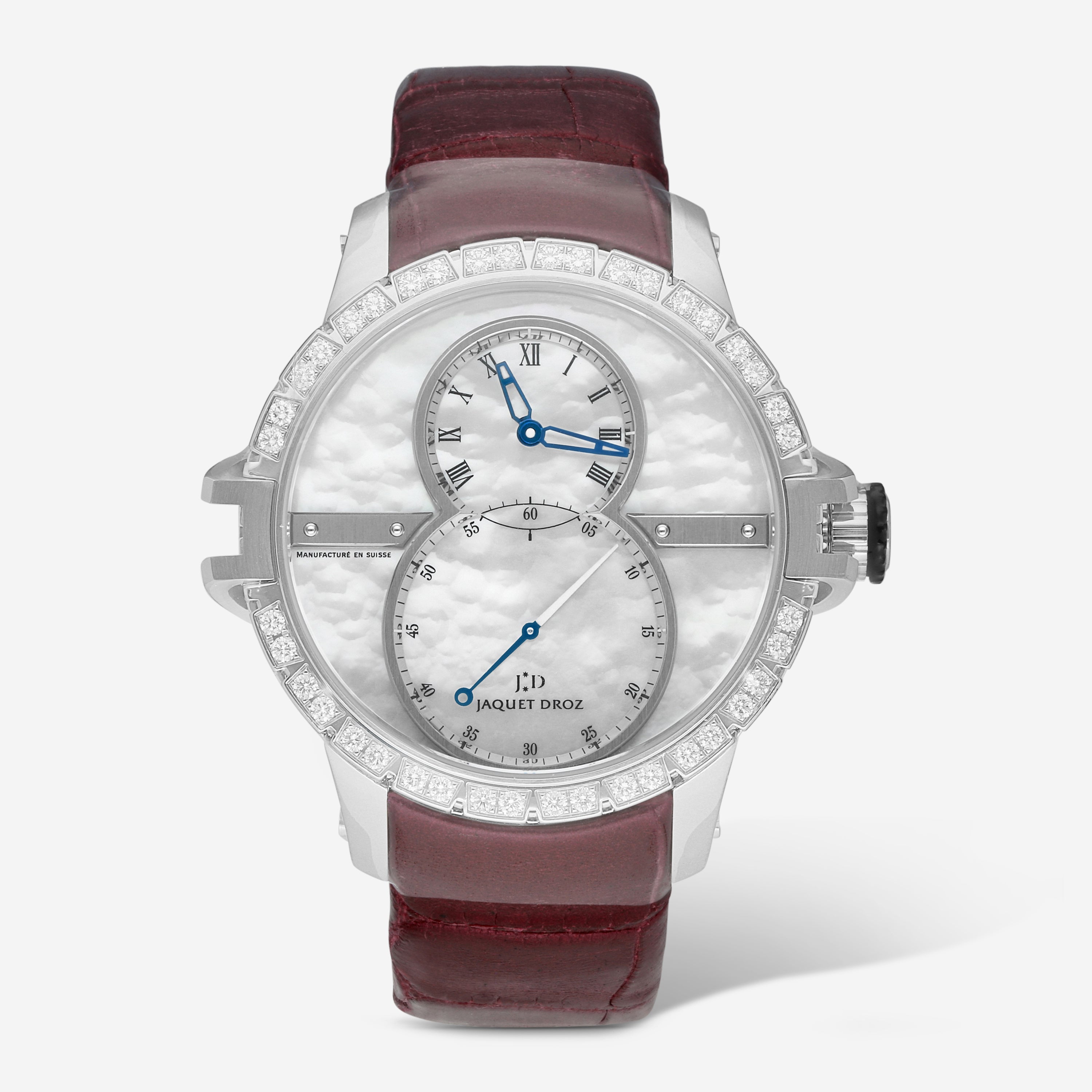 Jaquet Droz Grande Seconde Stainless Steel Diamond Automatic Ladies Watch J02902