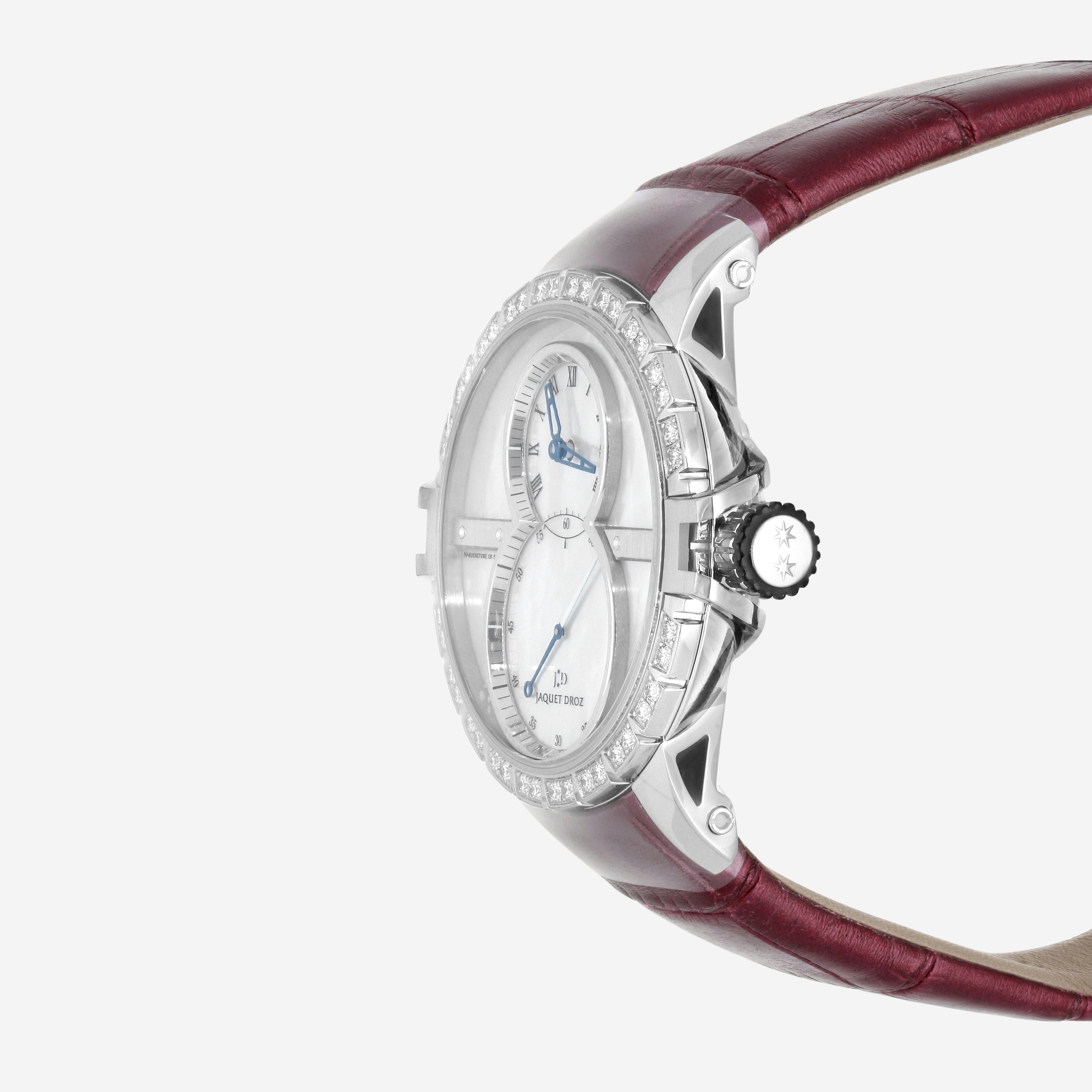 Jaquet Droz Grande Seconde Stainless Steel Diamond Automatic Ladies Watch J02902 — view 3
