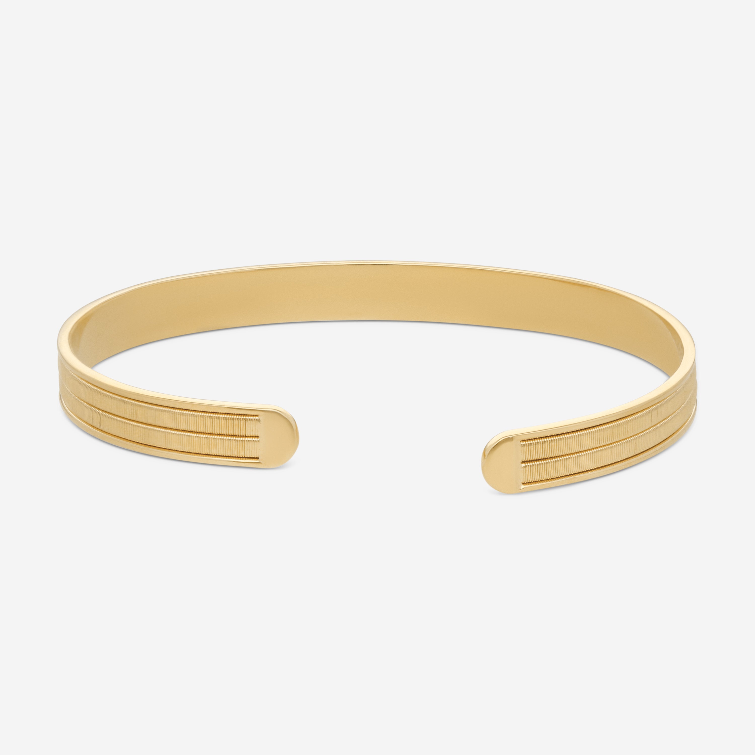 Marco Bicego Uomo 18K Yellow Gold Bangle Bracelet SGU2__Y_01 — view 2