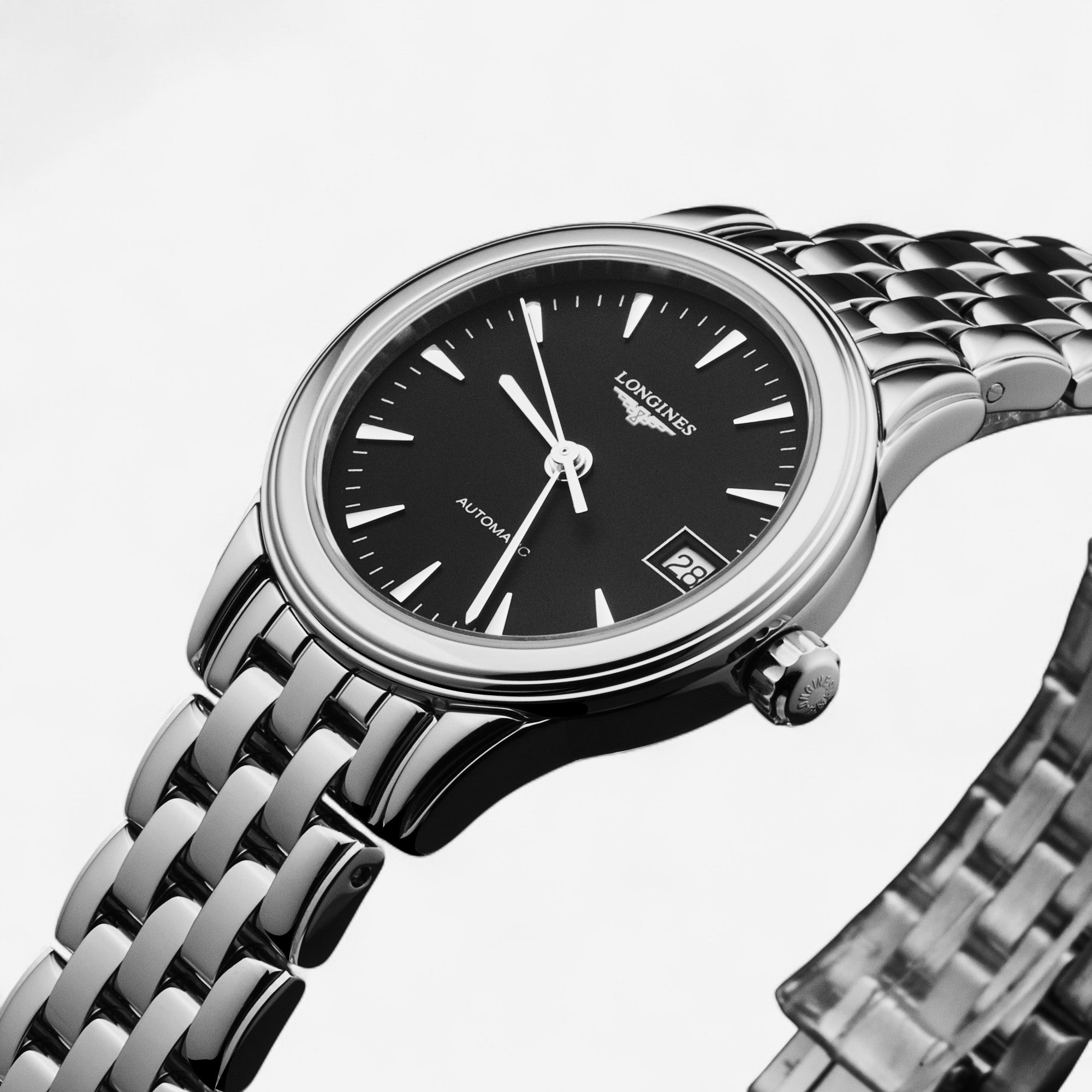 Longines Flagship Stainless Steel Automatic Ladies Watch L42744526 — view 2