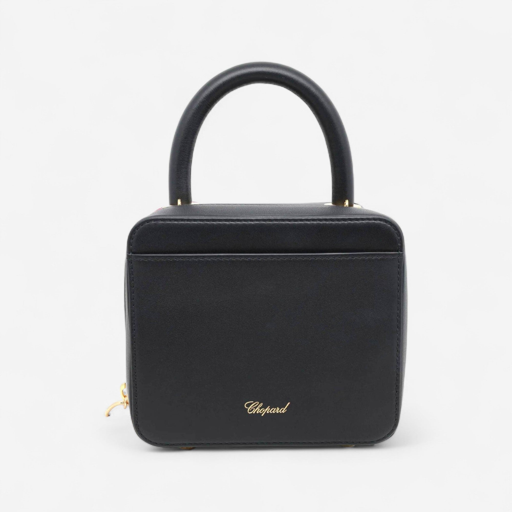 Chopard Green Carpet Chloe Sevigny Black & Red Leather Shoulder Bag 95000-0980 — view 2