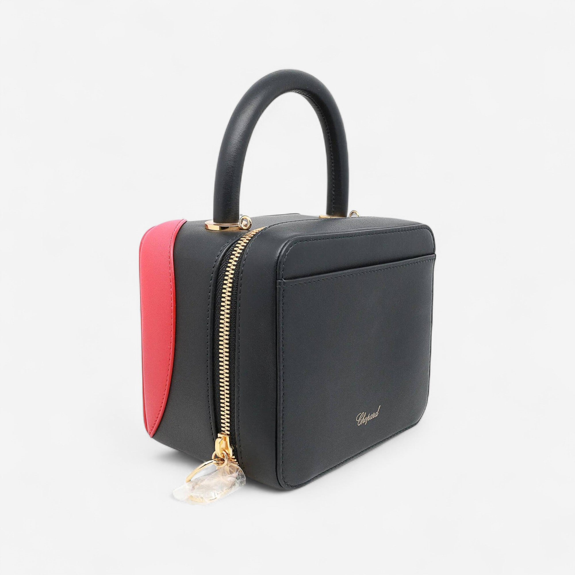 Chopard Green Carpet Chloe Sevigny Black & Red Leather Shoulder Bag 95000-0980 — view 3