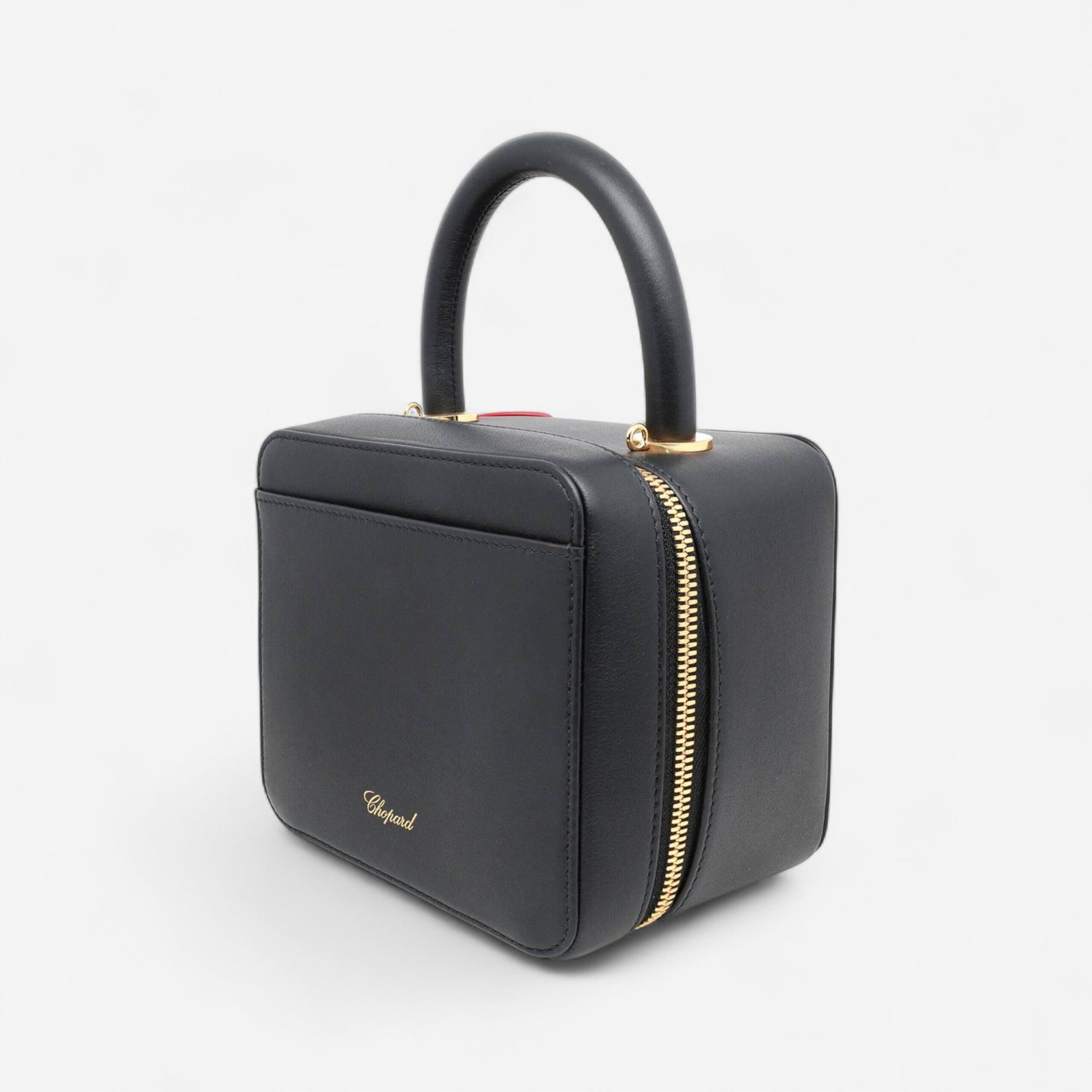 Chopard Green Carpet Chloe Sevigny Black & Red Leather Shoulder Bag 95000-0980 — view 4