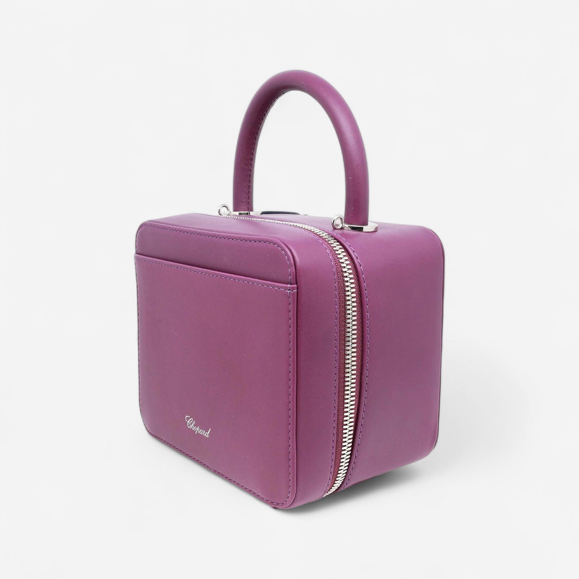 Chopard Green Carpet Chloe Sevigny Purple & Navy Blue Leather Shoulder Bag 95000-0981 — view 3