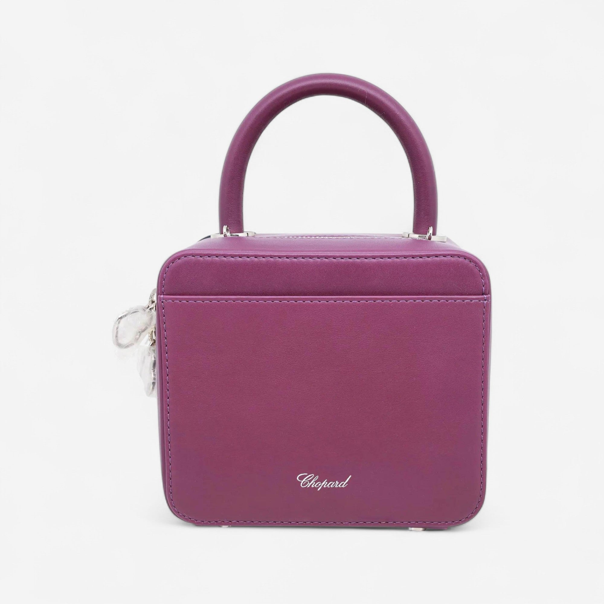 Chopard Green Carpet Chloe Sevigny Purple & Navy Blue Leather Shoulder Bag 95000-0981 — view 4