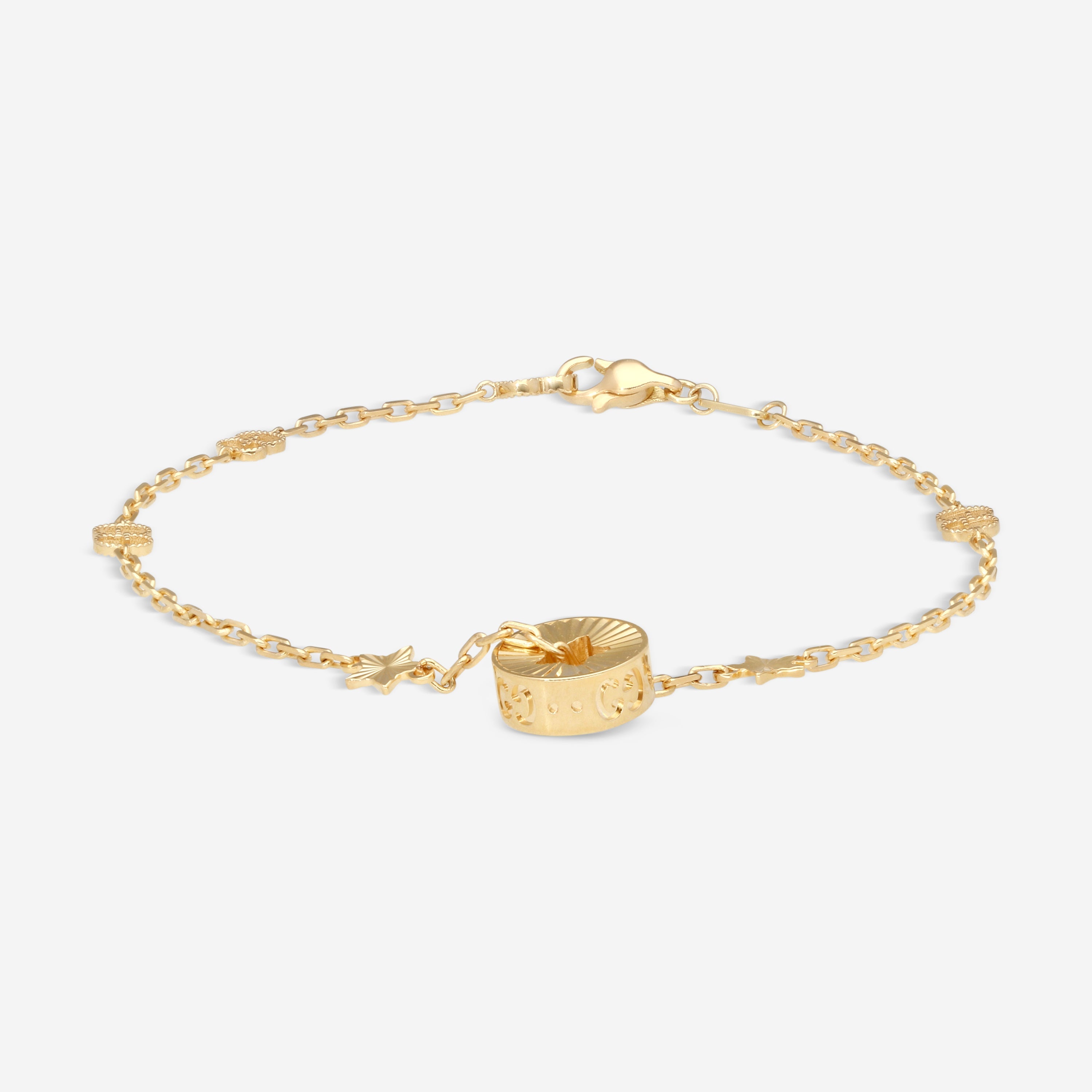 Gucci Icon Star 18K Yellow Gold Bracelet YBA729370001016 — view 2