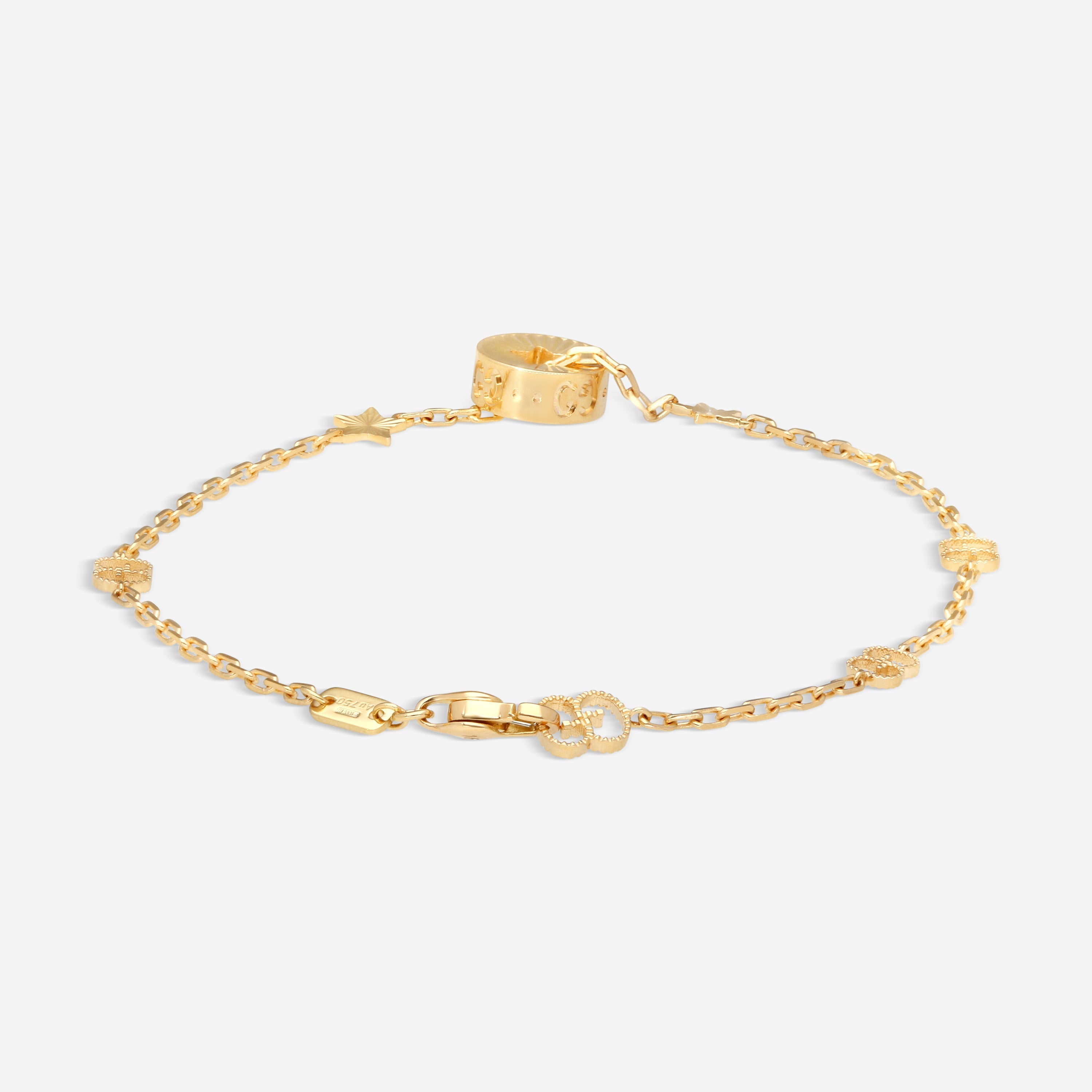 Gucci Icon Star 18K Yellow Gold Bracelet YBA729370001016 — view 3