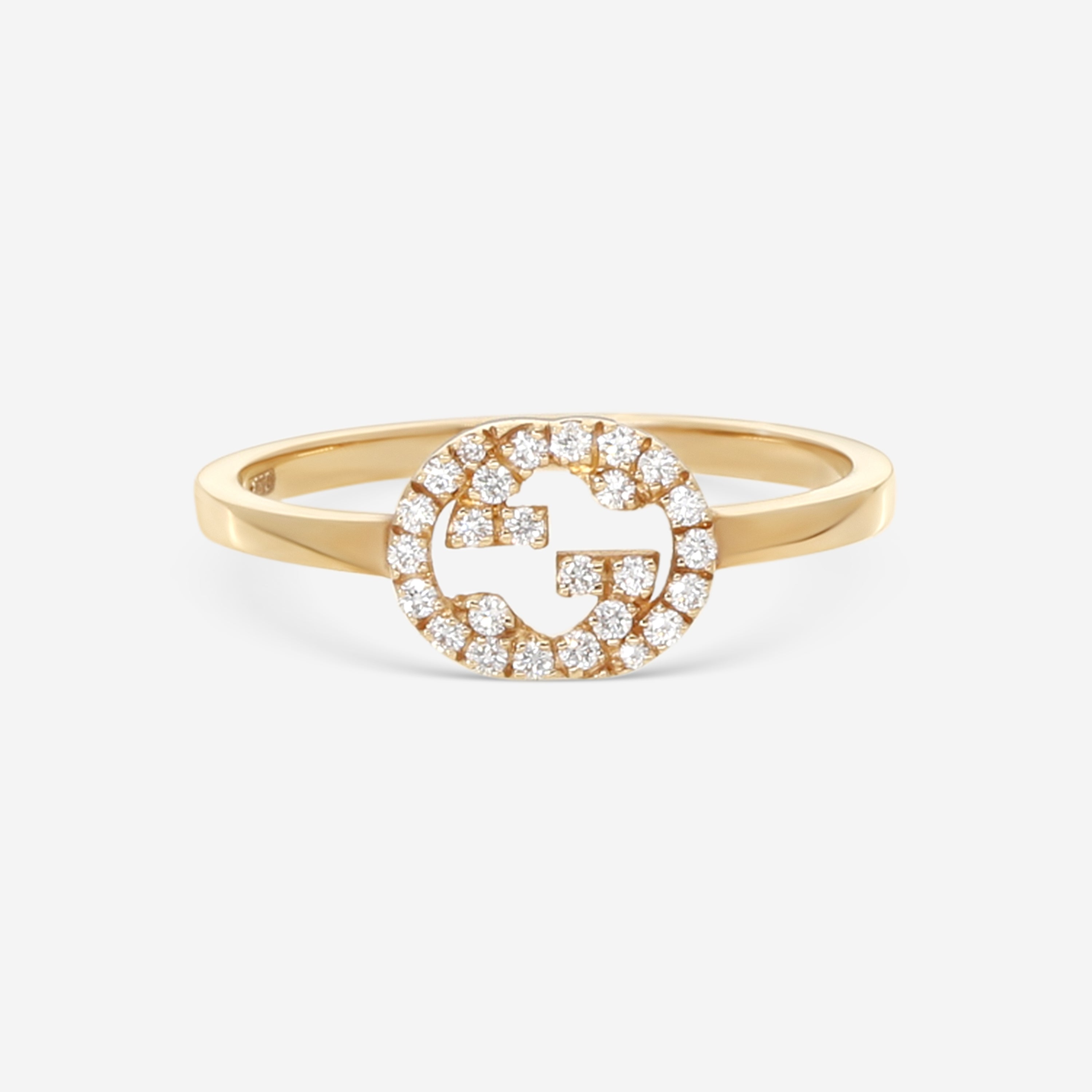 Gucci 18K Yellow Gold Diamond Ring YBC729412002012