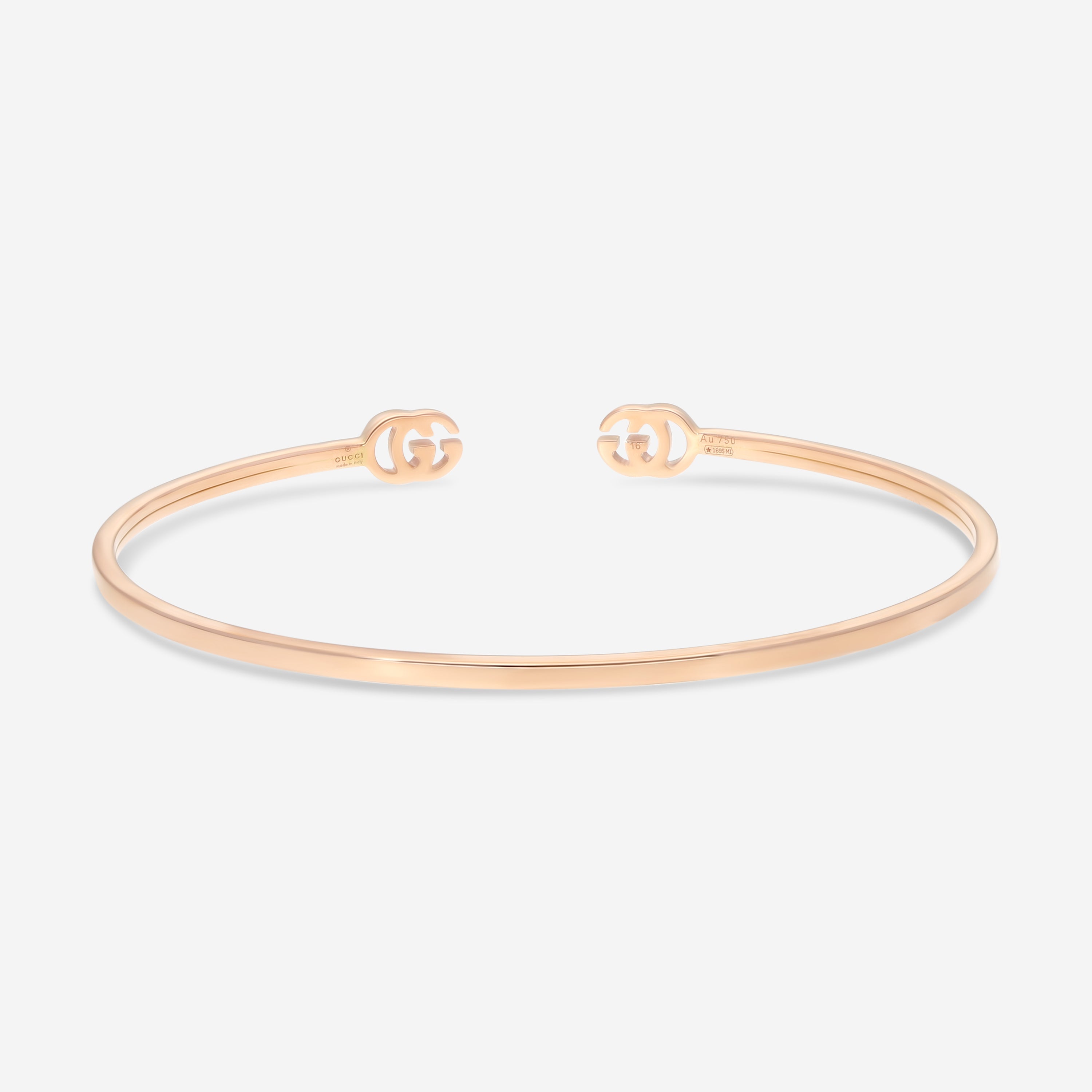 Gucci GG Running 18K Rose Gold Bracelet YBA481663002016 — view 3
