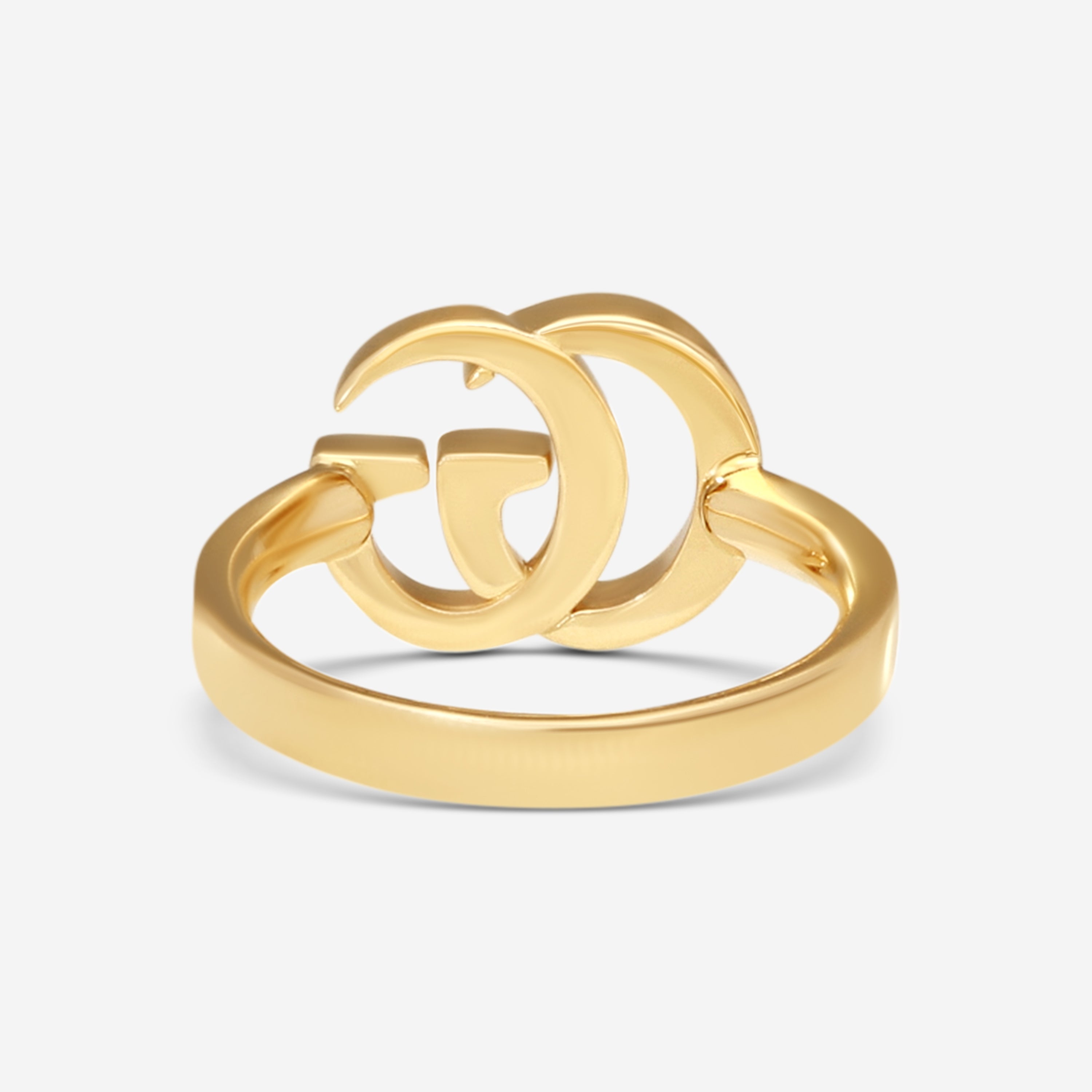 Gucci GG Running 18K Yellow Gold Thin Ring YBC525690001009 — view 3