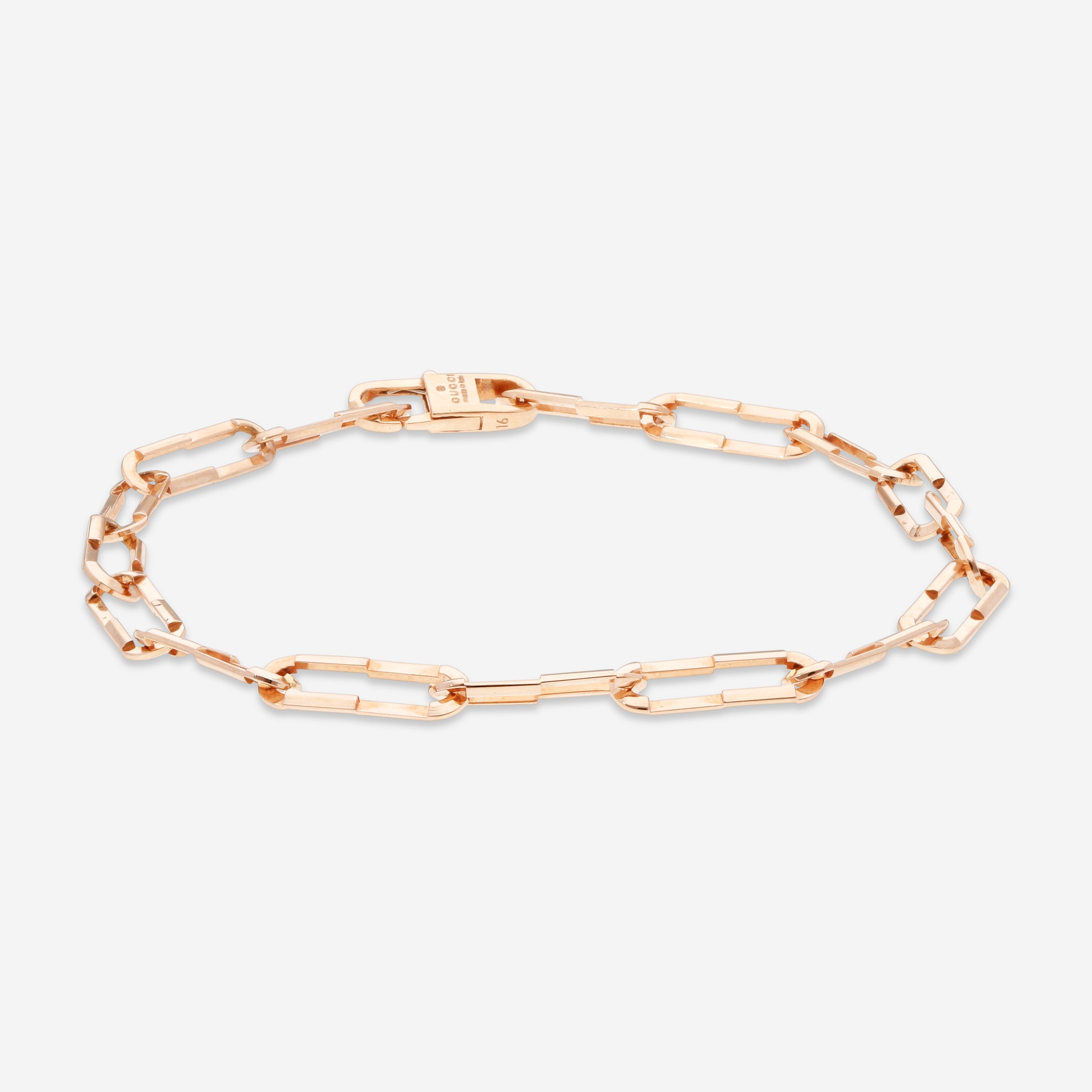 Gucci Link to Love 18K Rose Gold Link Bracelet YBA744562001016 — view 2