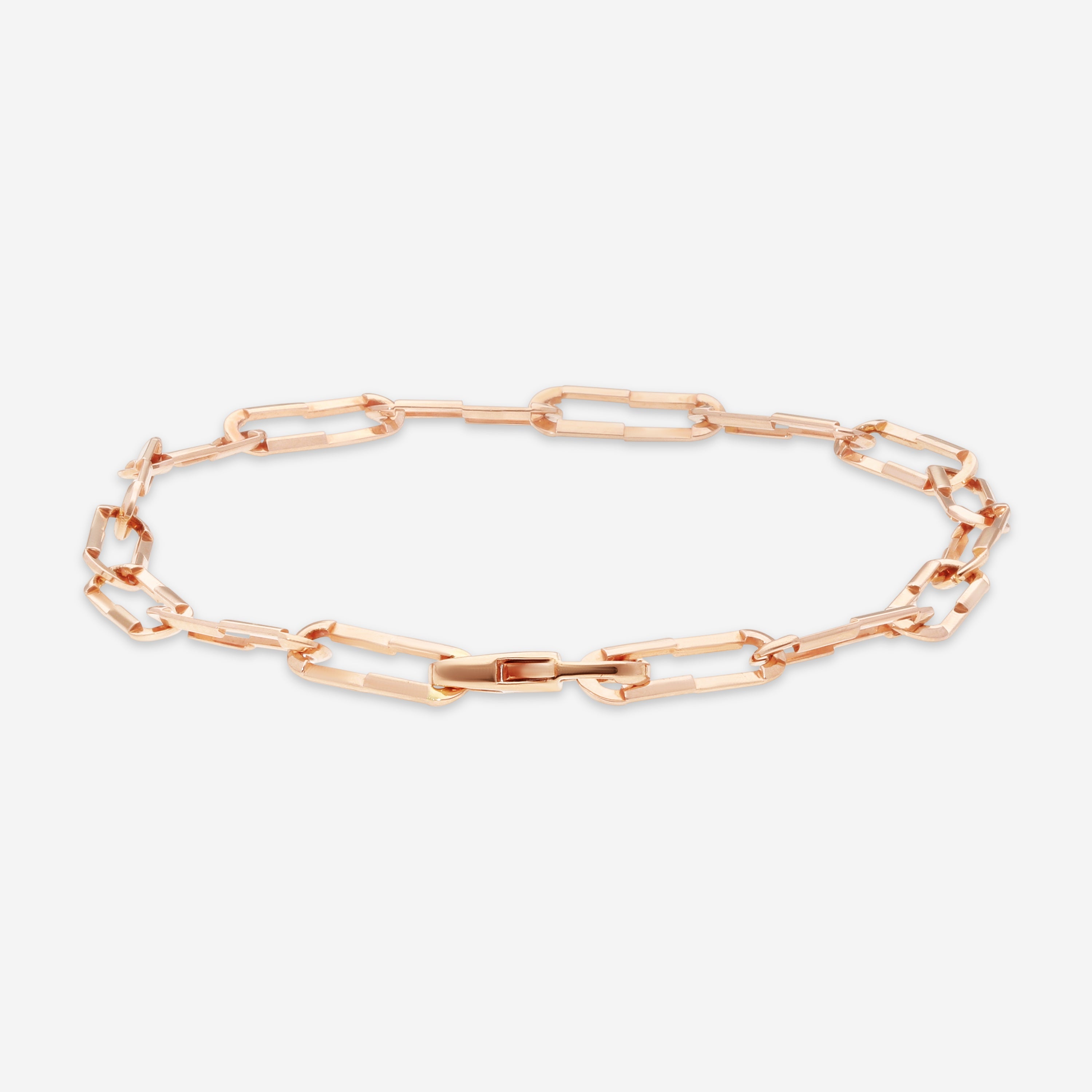 Gucci Link to Love 18K Rose Gold Link Bracelet YBA744562001016 — view 3