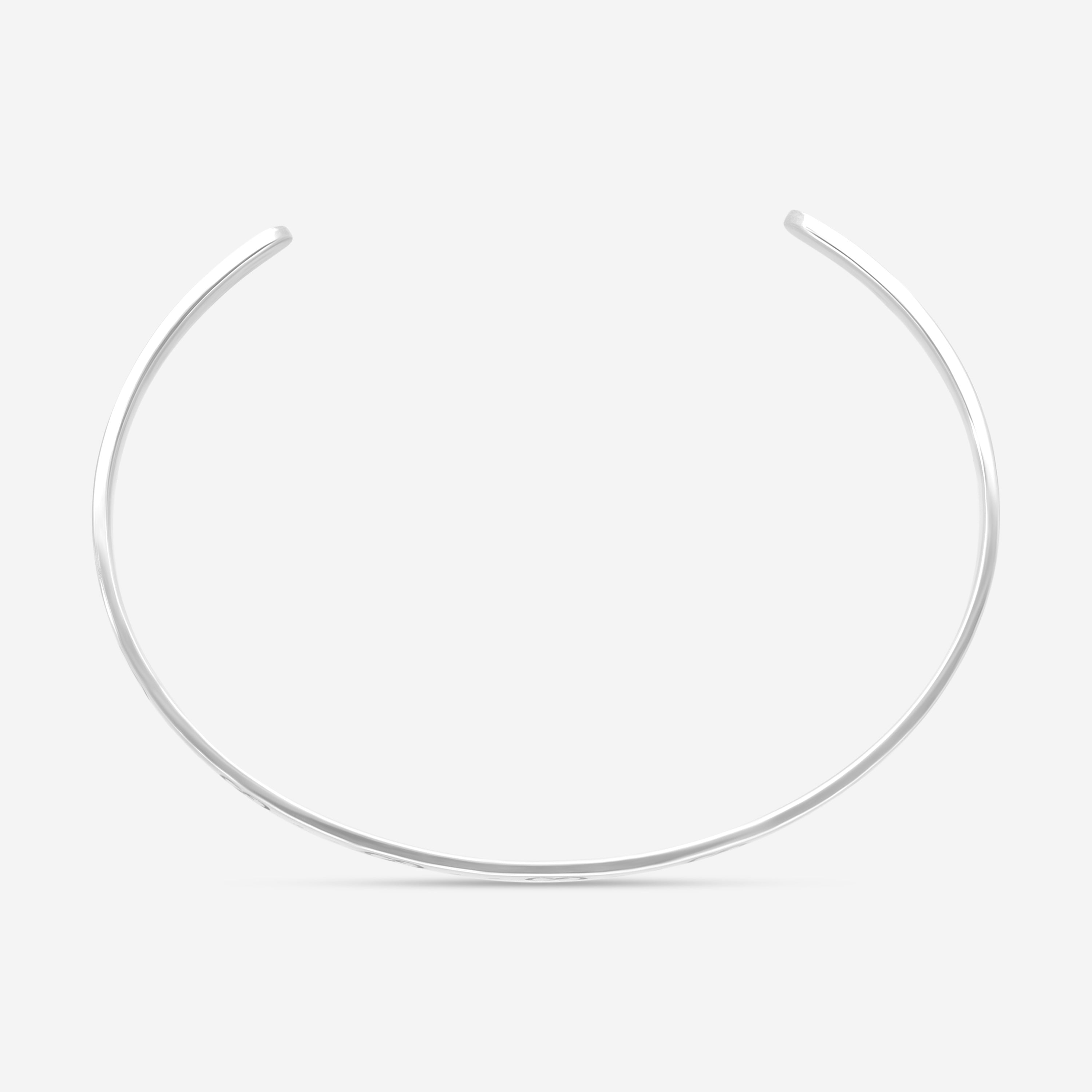 Gucci Icon 18K White Gold Thin Bangle Bracelet YBA434524003016 — view 2