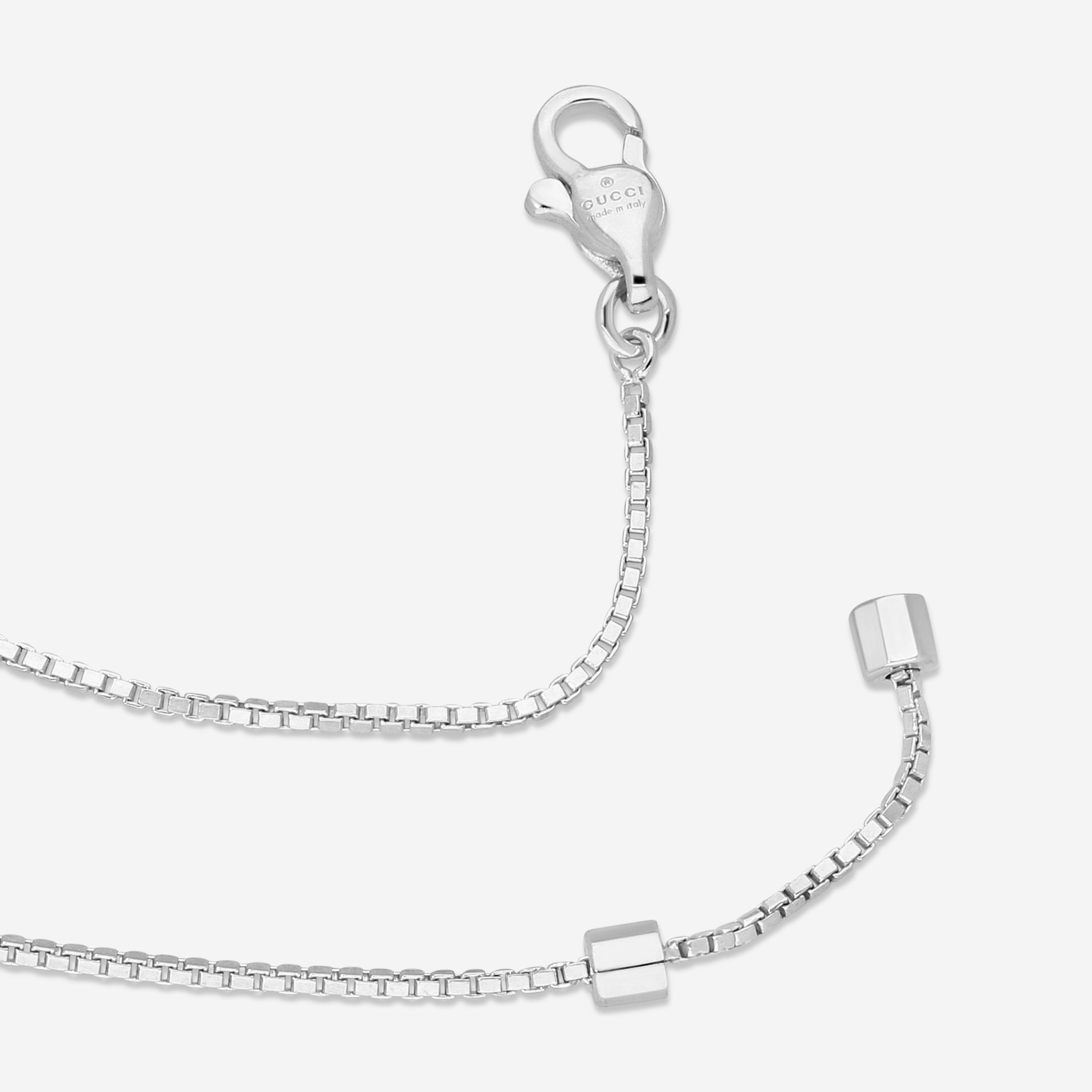Gucci Link to Love 18K White Gold Diamond Bracelet YBA662121001016 — view 4