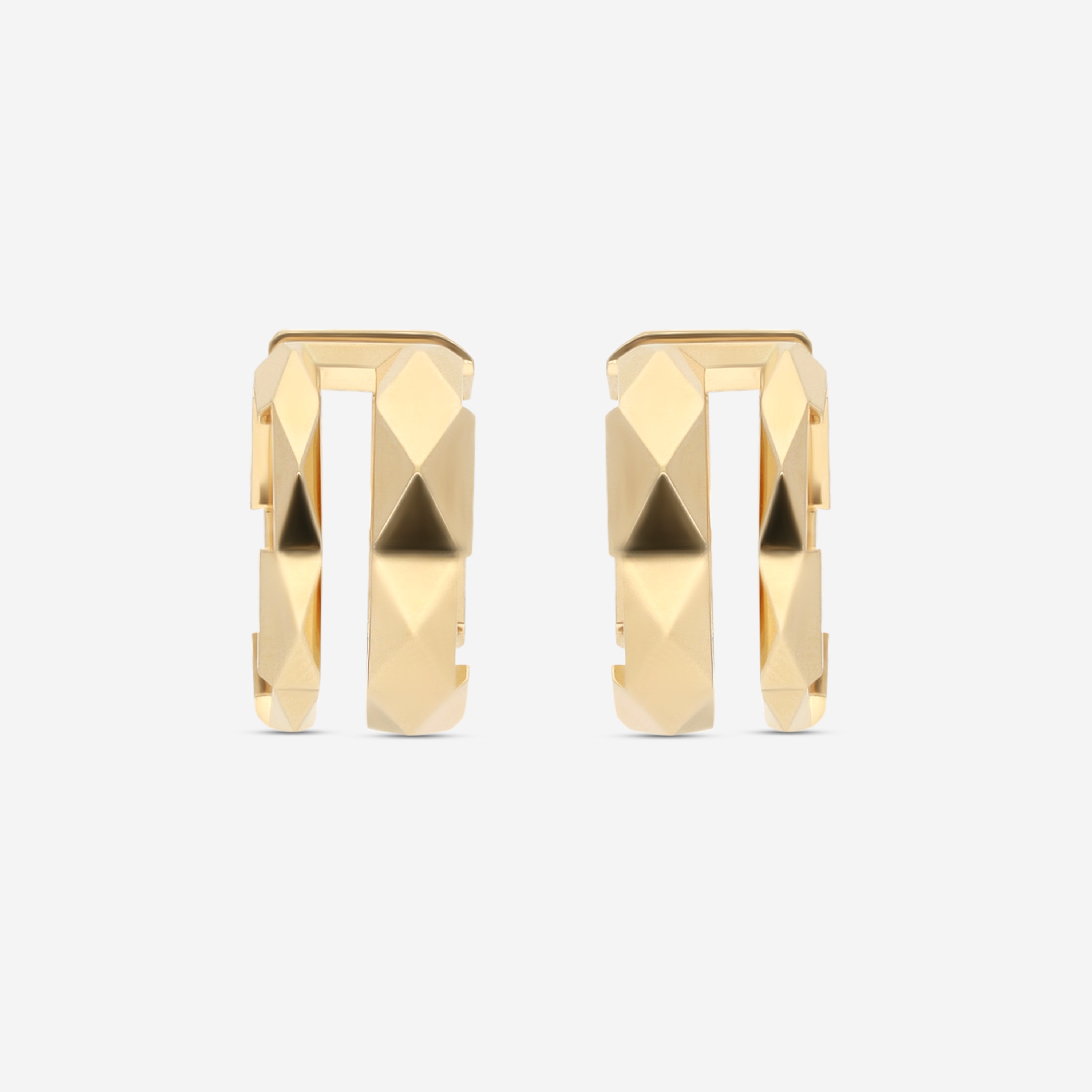 Gucci Link to Love 18K Yellow Gold Hoop Earrings YBD74564900100U — view 3