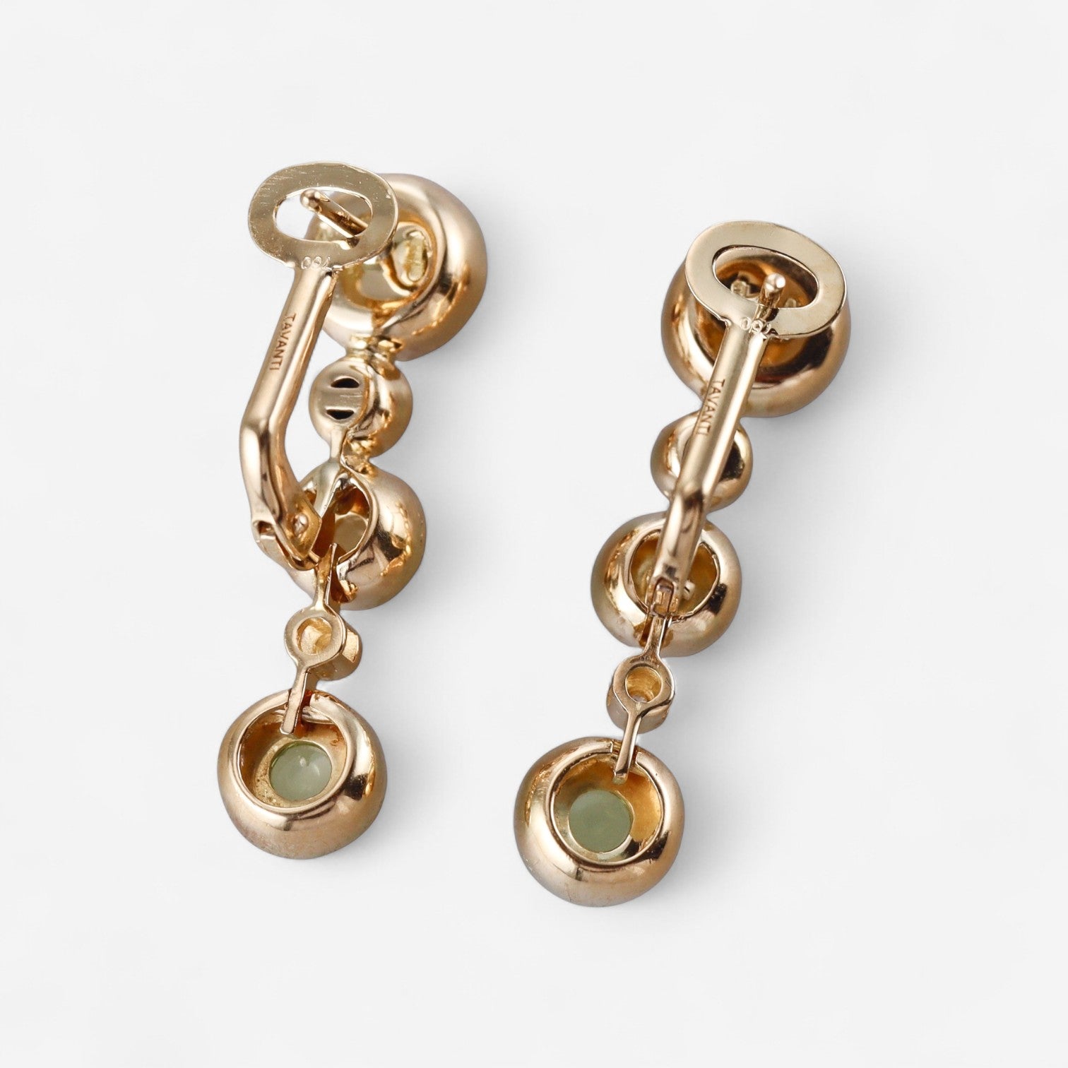Tavanti 18K Yellow Gold Diamond, Amethyst, Citrine & Peridot Drop Earrings JF-75-0868F-120 — view 2