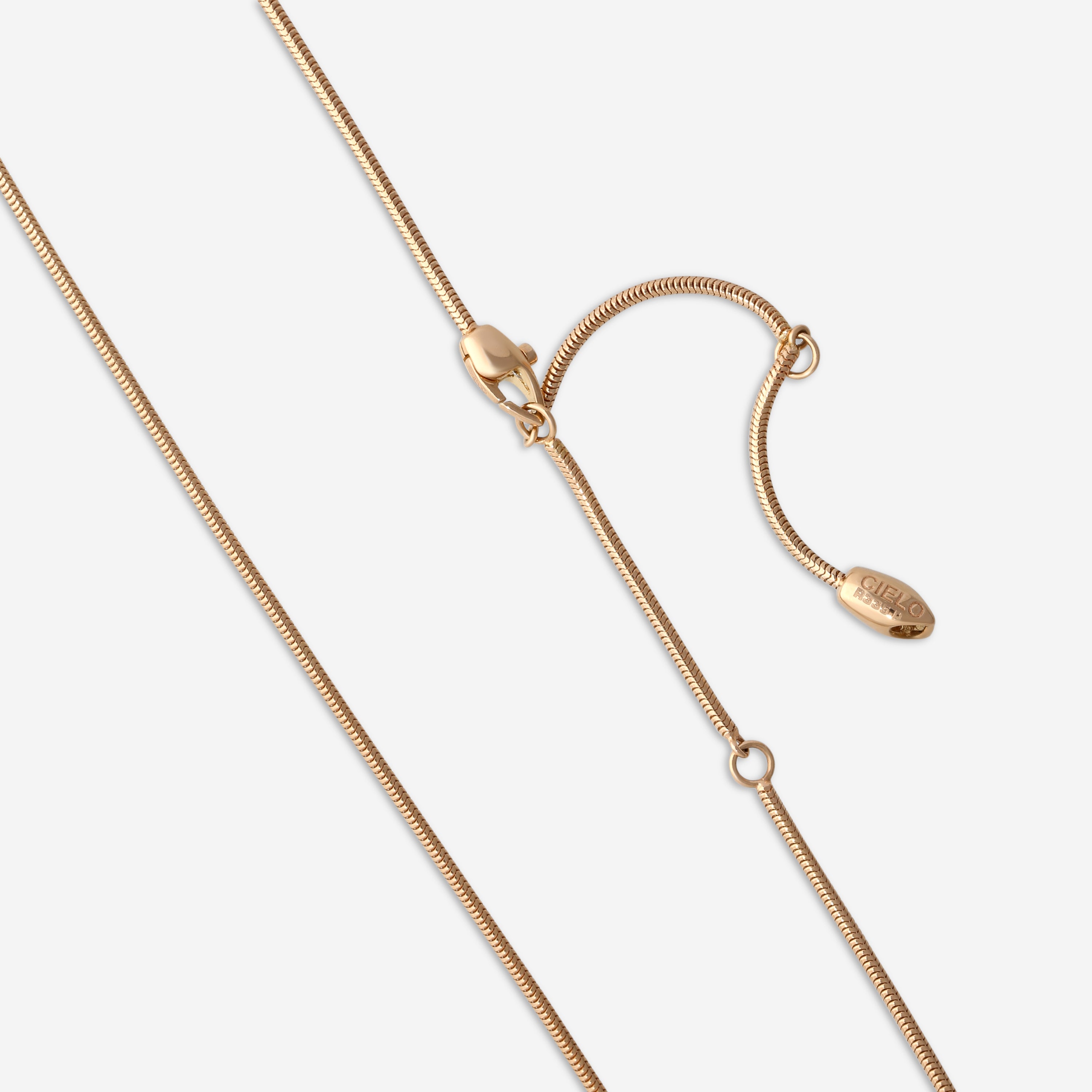 Mattia Cielo Rugiada Pietre 18K Rose Gold Diamond & Pink Tourmaline Lariat Necklace LJWR335-P — view 3