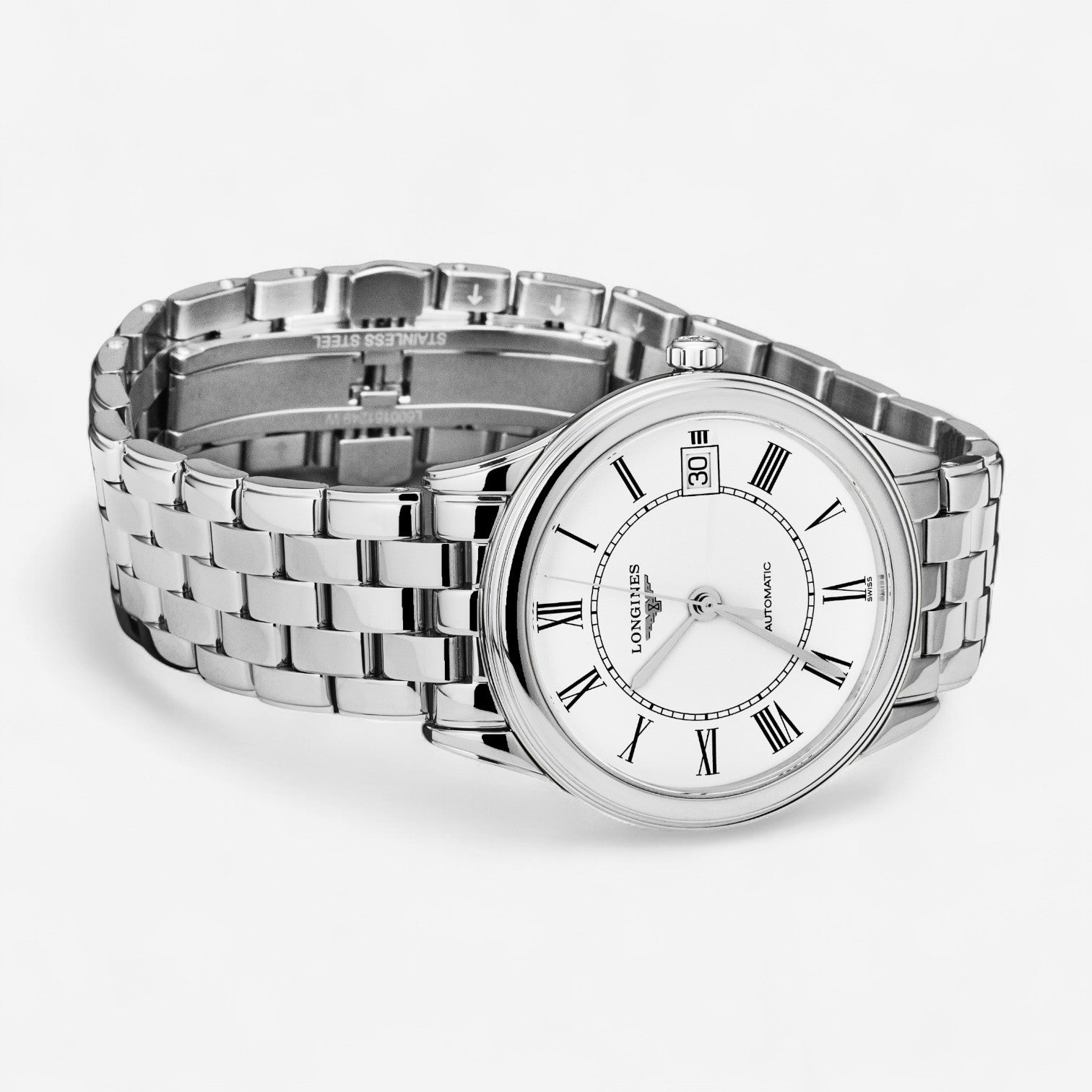 Longines Flagship Stainless Steel Automatic Ladies Watch L4.774.4.21.6 — view 2