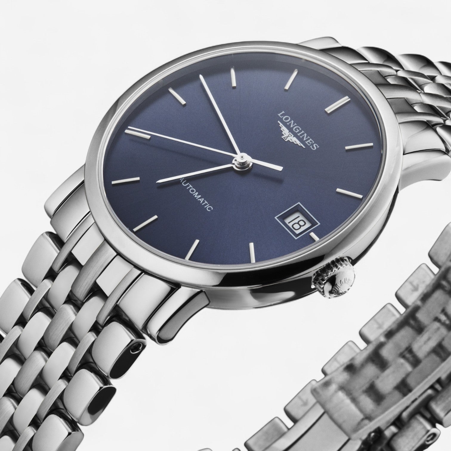 Longines Elegant Stainless Steel Automatic Ladies Watch L4.809.4.92.6 — view 2