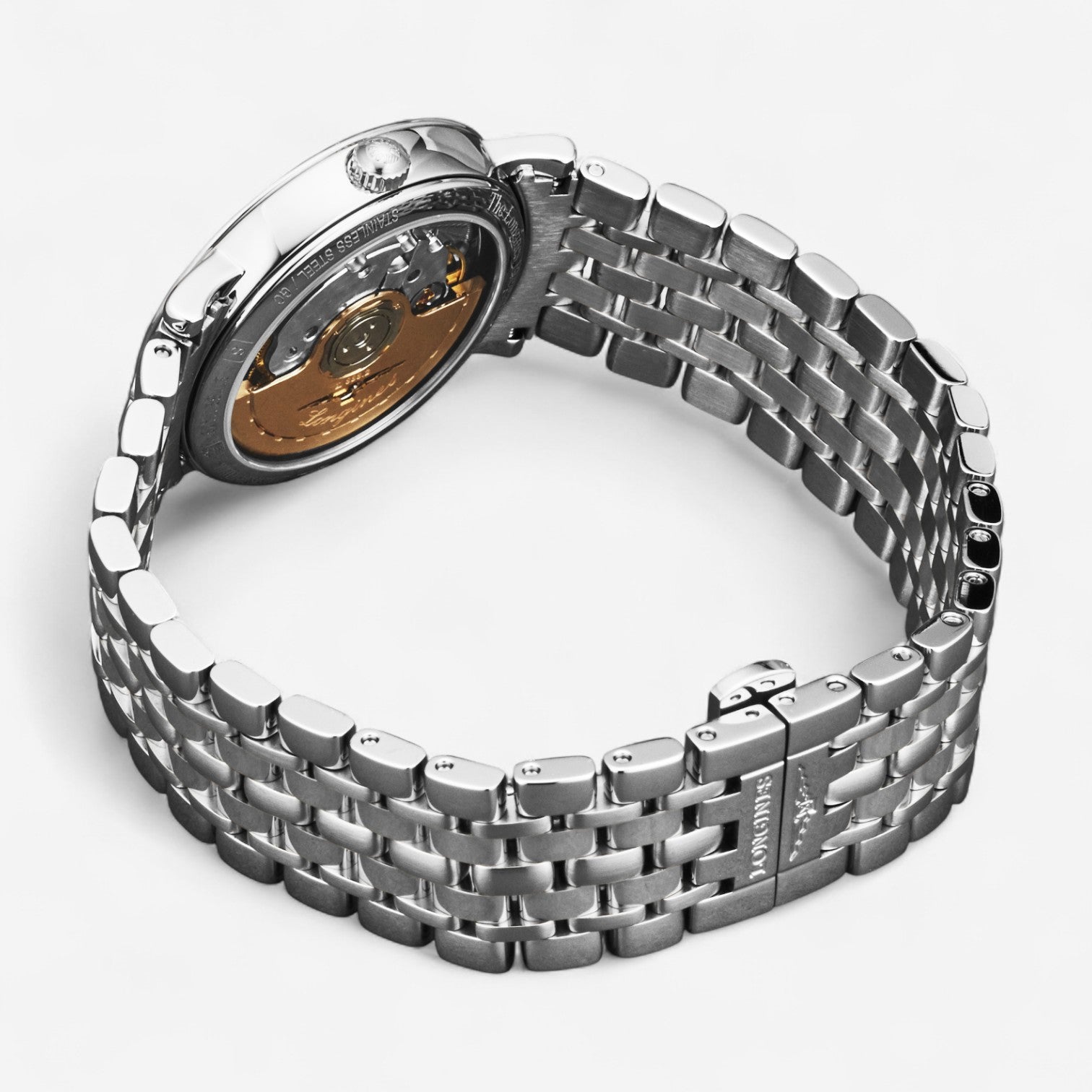 Longines Elegant Stainless Steel Automatic Ladies Watch L4.809.4.92.6 — view 3