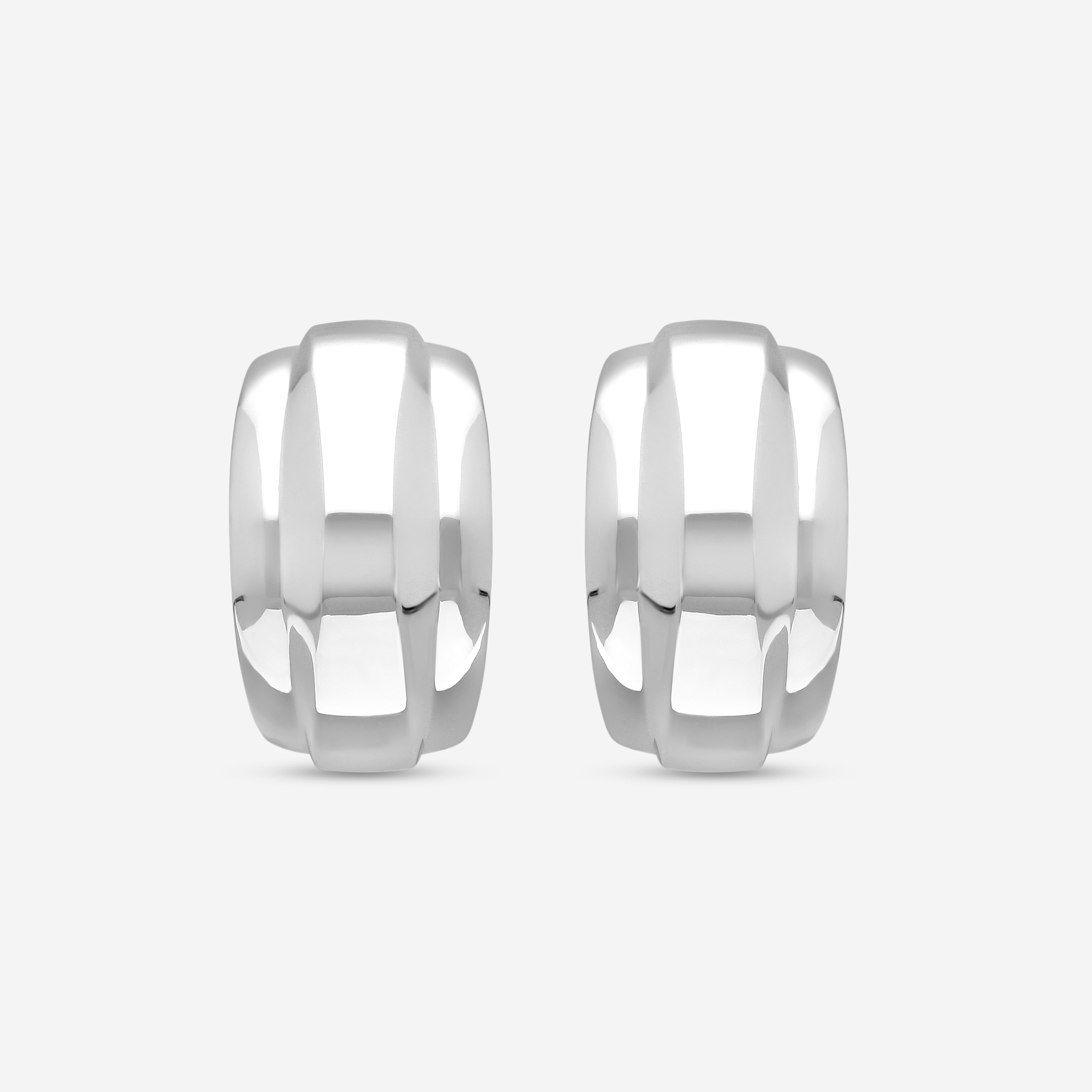 Chopard La Strada 18K White Gold Hoop Earrings 849255-1001 — view 2