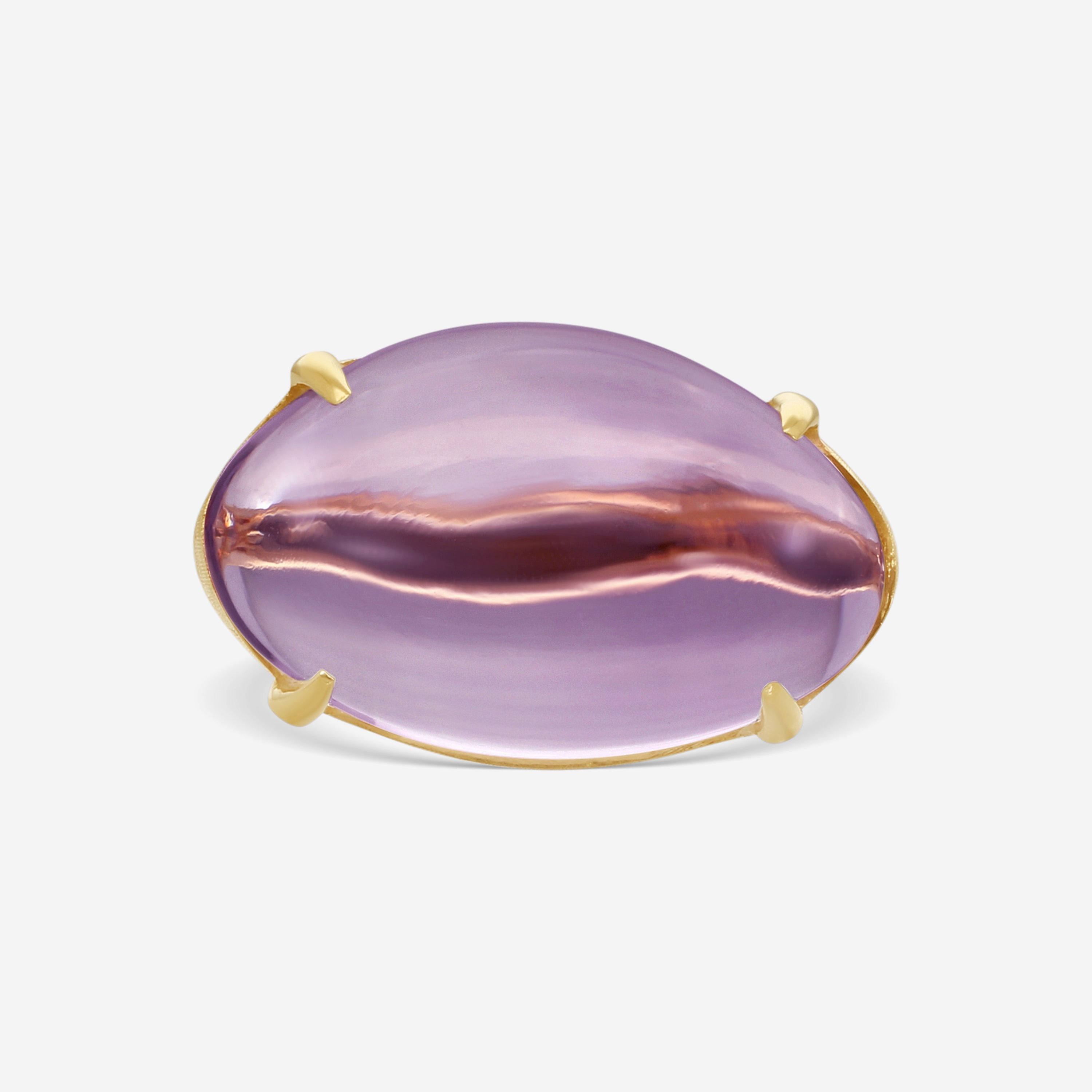 Marco Bicego Confetti Gemme 18K Yellow Gold Light Amethyst Ring Sz. 7 AB425_AL01_Y_02 — view 2