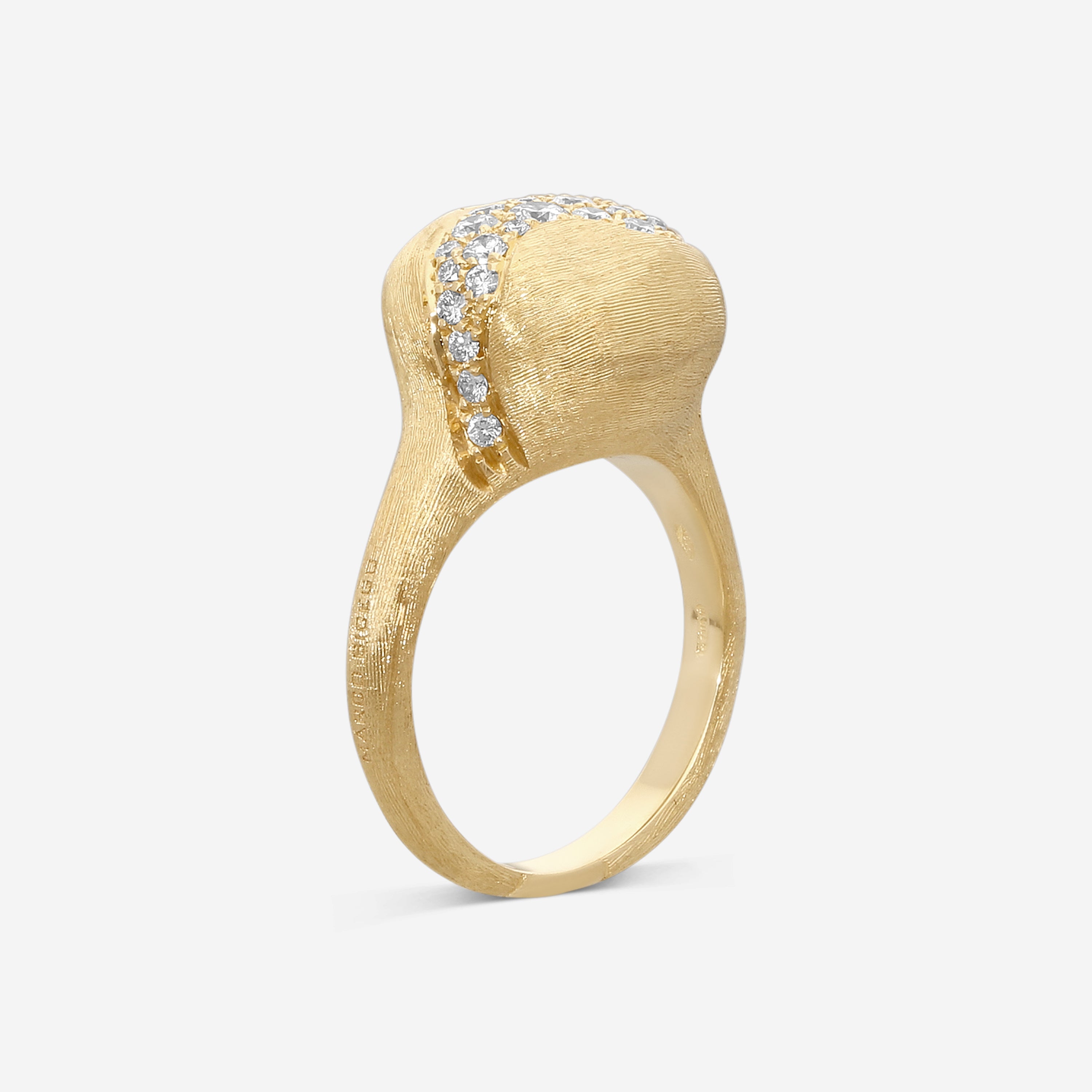 Marco Bicego Africa 18K Yellow Gold Diamond Statement Ring Sz. 6.75 AB592_B_Y_02 — view 3