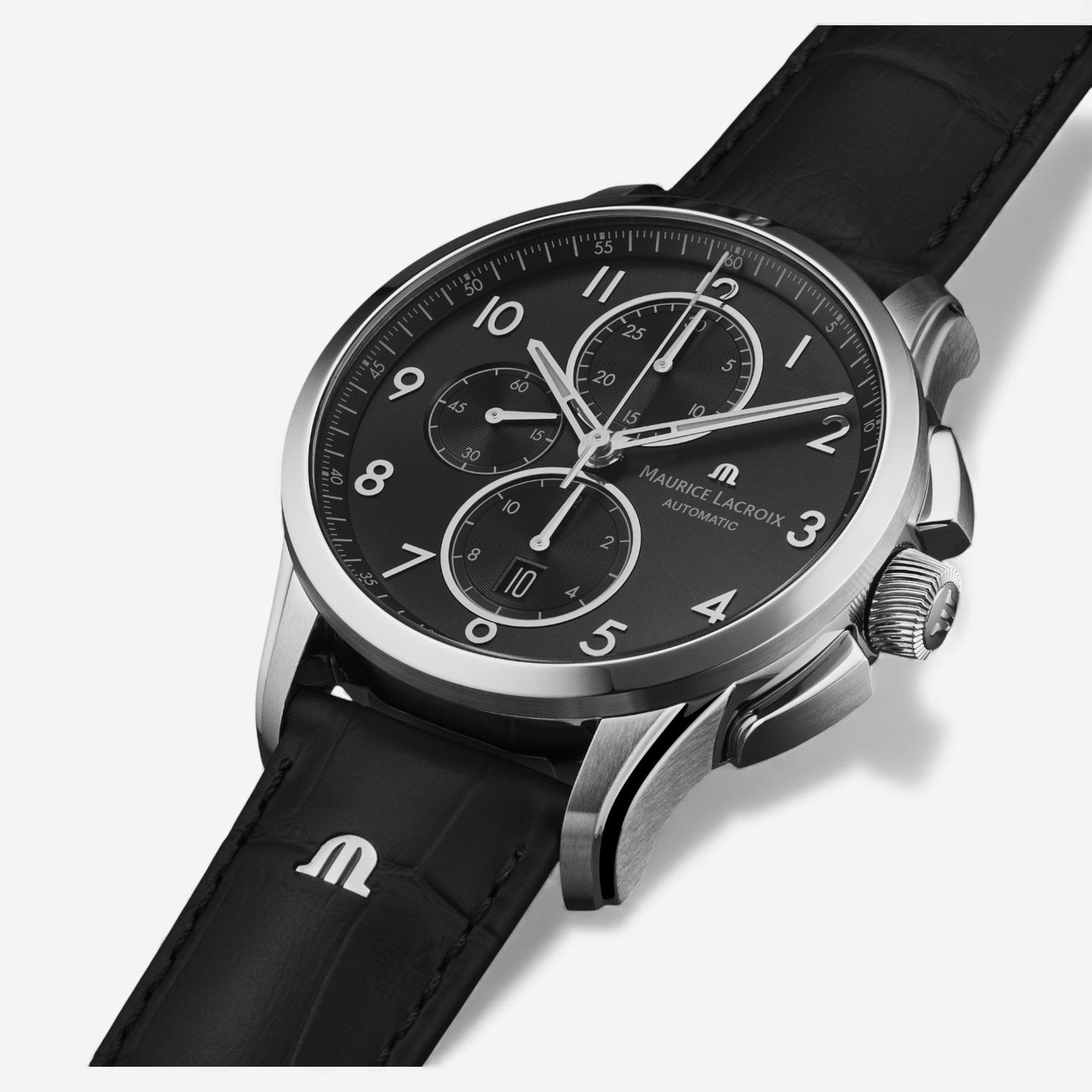 Maurice Lacroix Pontos Chronograph Stainless Steel Automatic Men's Watch PT6388-SS001-320-2 — view 2