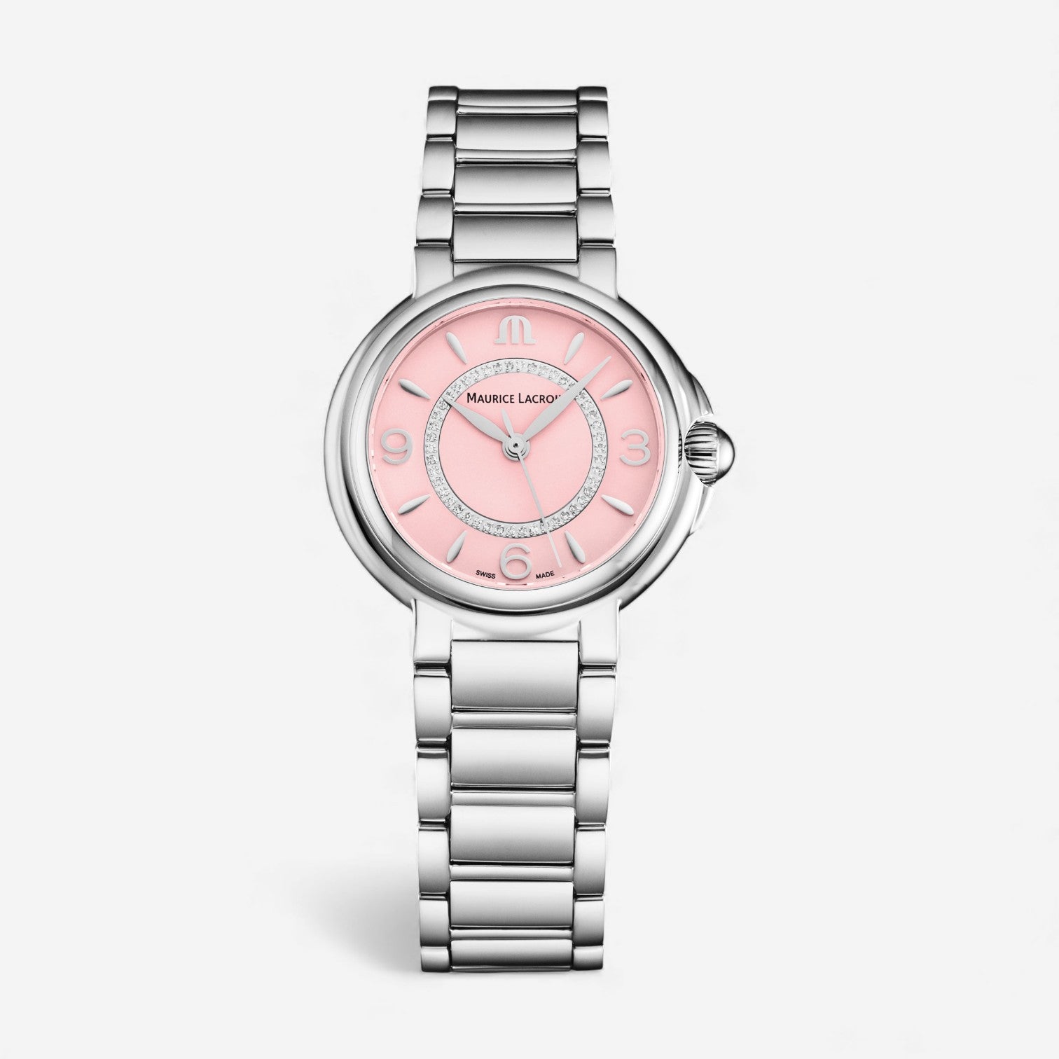 Maurice Lacroix Fiaba Stainless Steel Diamond Quartz Ladies Watch FA1104-SS002-F20-1