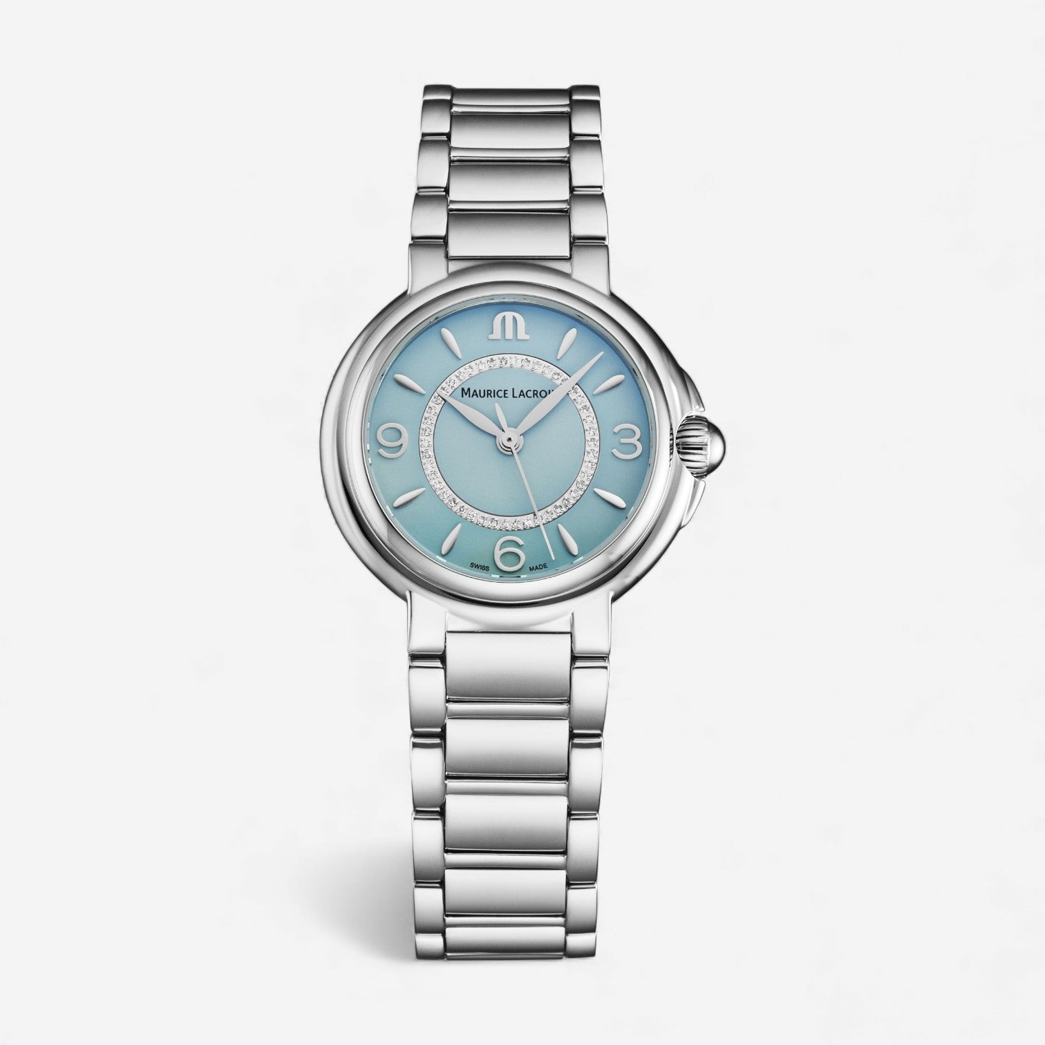 Maurice Lacroix Fiaba Stainless Steel Diamond Quartz Ladies Watch FA1104-SS002-E20-1