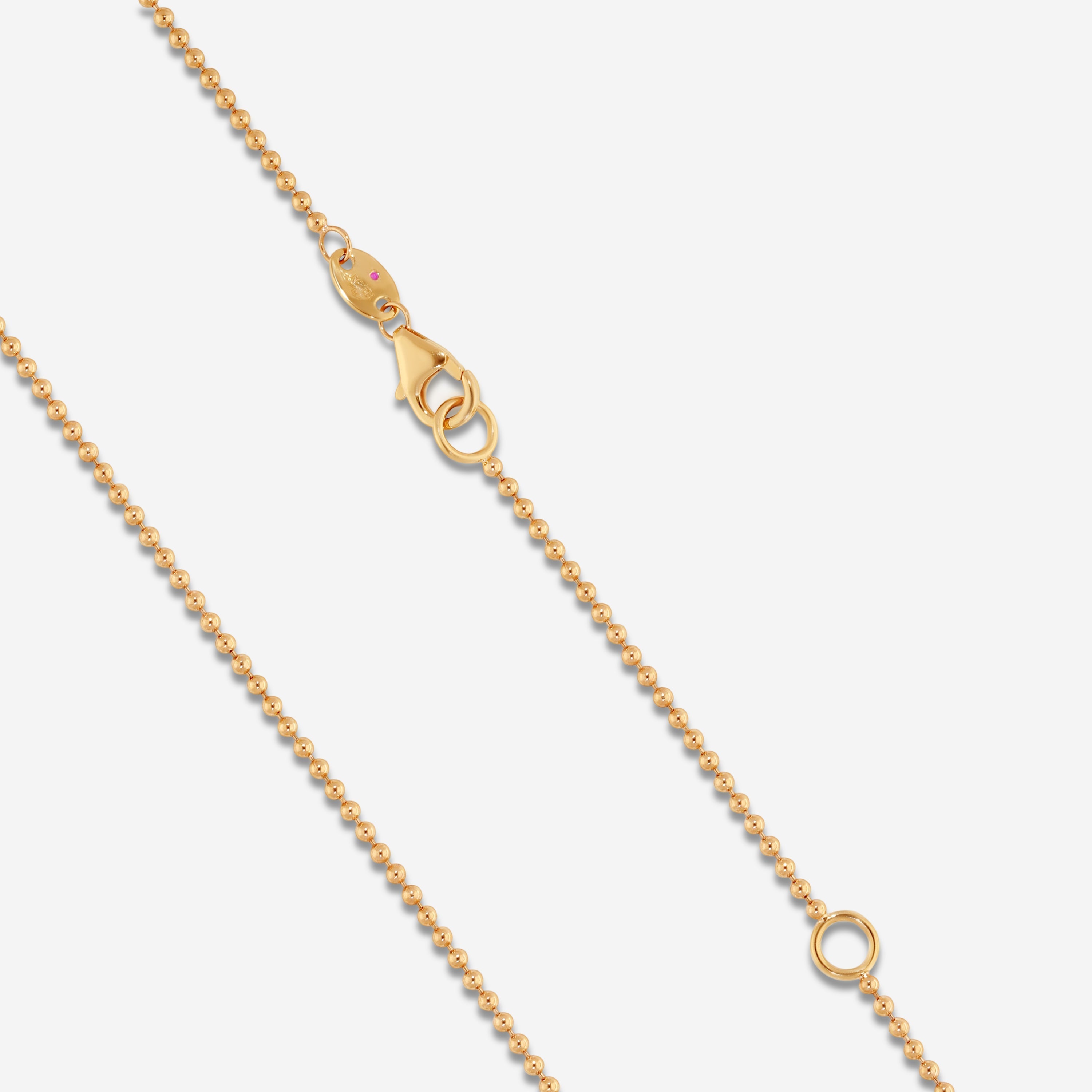 Roberto Coin Mosaic 18K Rose Gold Black Jade & Diamond Pendant Necklace 8883552AX17XB — view 3