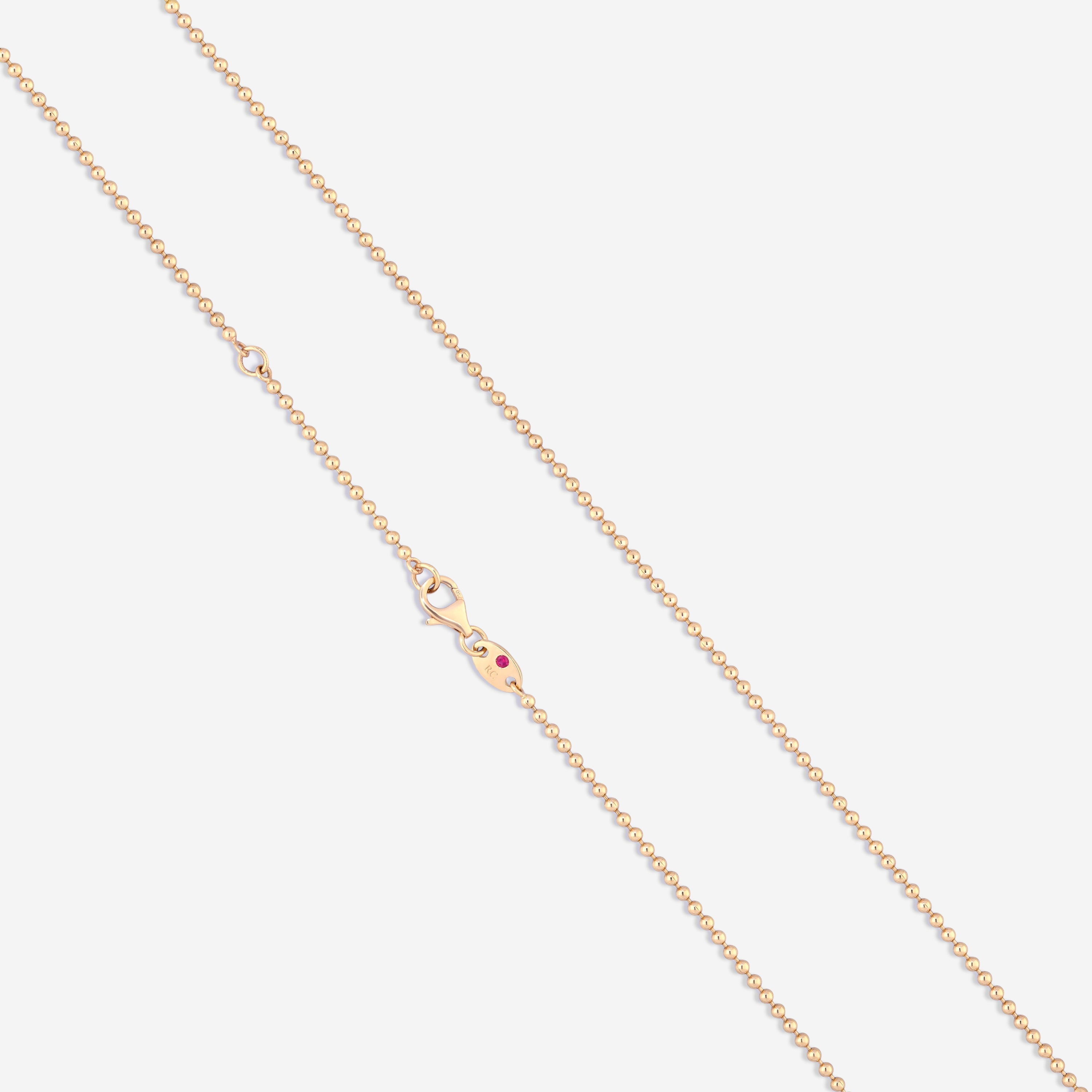 Roberto Coin Love in Verona 18K Rose Gold Diamond & Blue Lapis Pendant Necklace 8883126AX17X — view 4