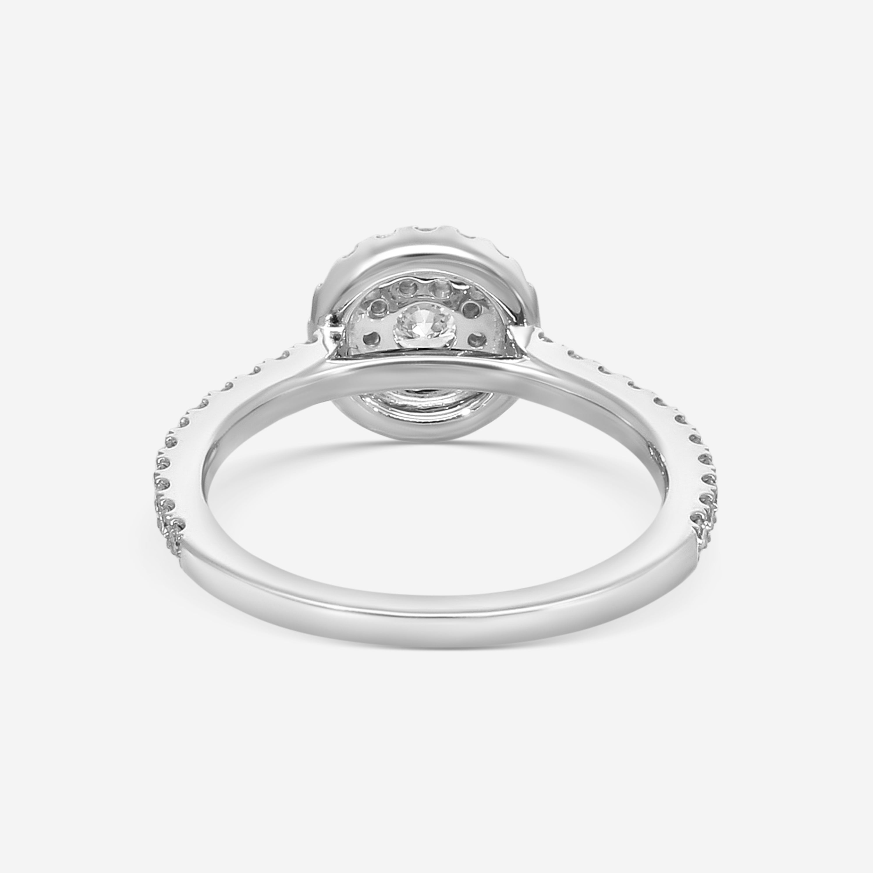 Mémoire 14K White Gold Diamond Statement Ring Sz. 6.5 FRBQ10165004W72000 — view 3