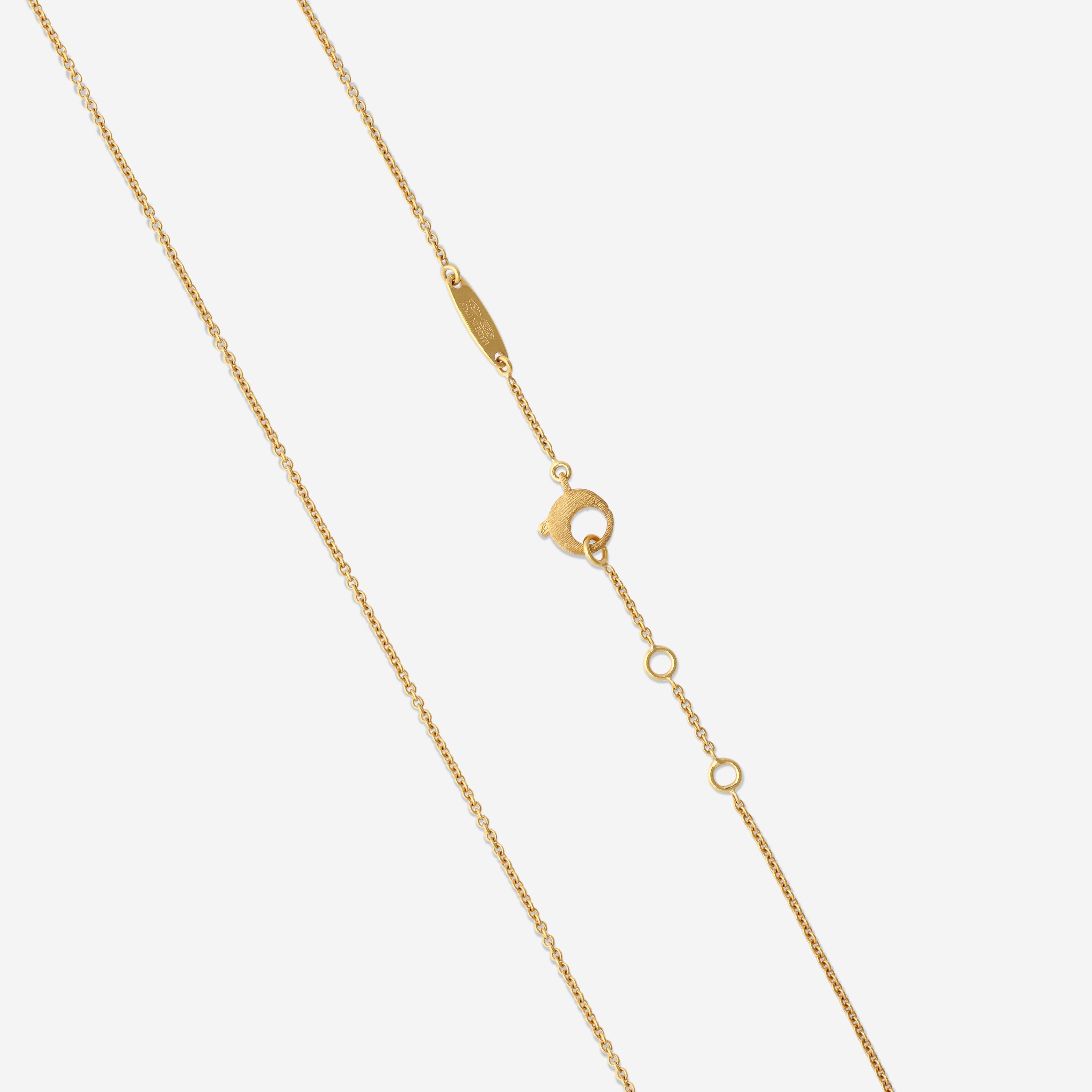Marco Bicego 18K Yellow Gold Diamond & London Smoky Quartz Pendant CB1538-B2-QF01-Y — view 3