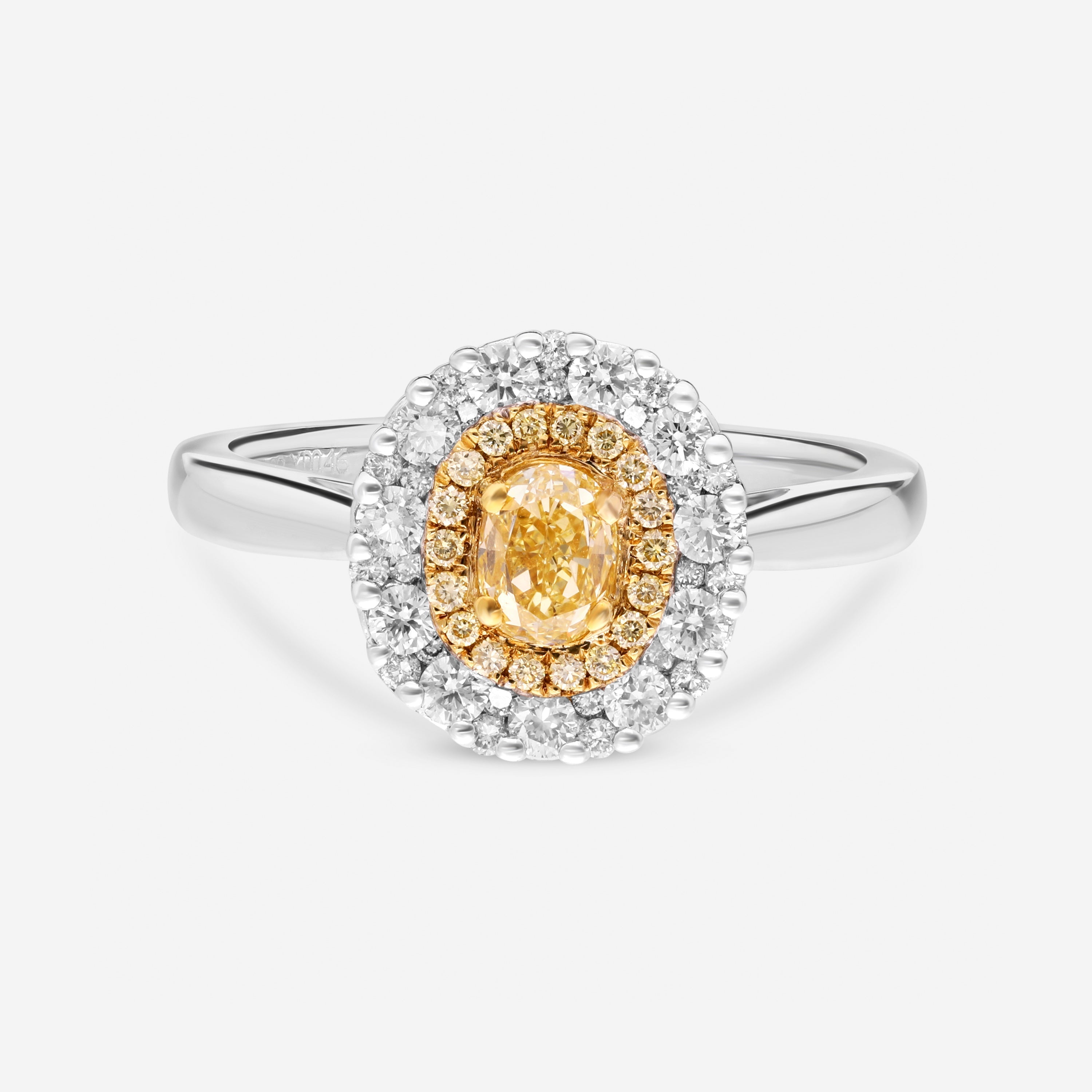 Gregg Ruth 18K White Gold Diamond Engagement Ring Sz. 6.5 602512