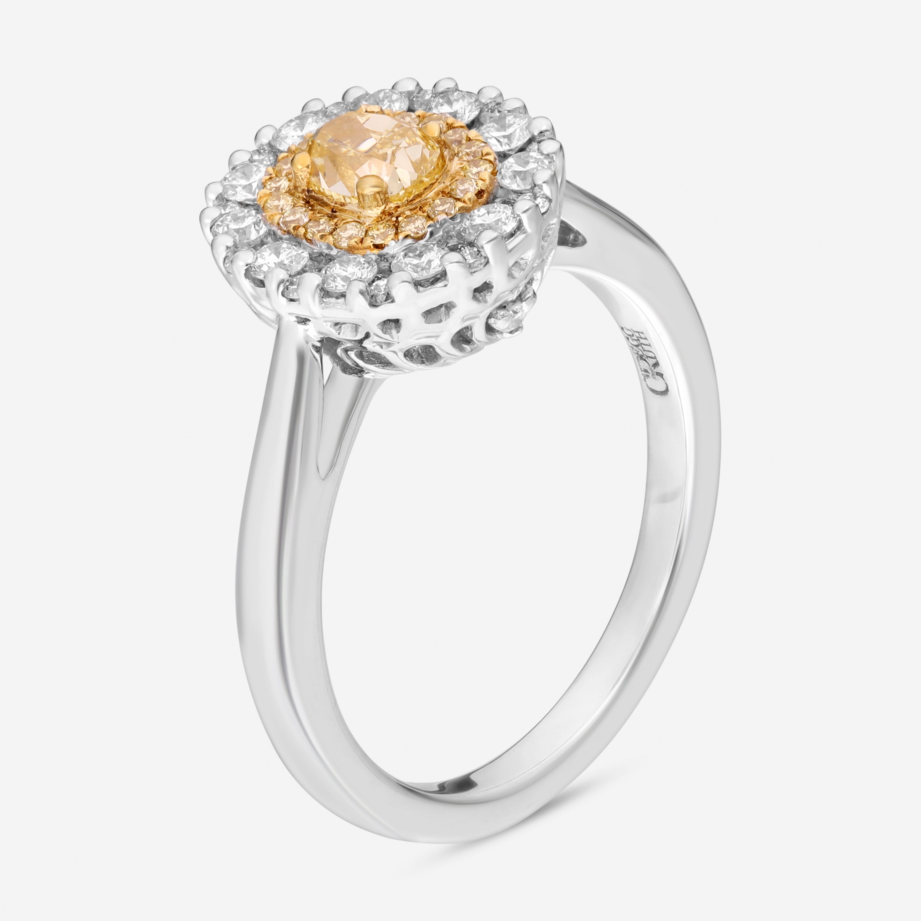 Gregg Ruth 18K White Gold Diamond 1.28ct. Engagement Ring Sz. 6.5 602512-GCR/000917.108 — view 2