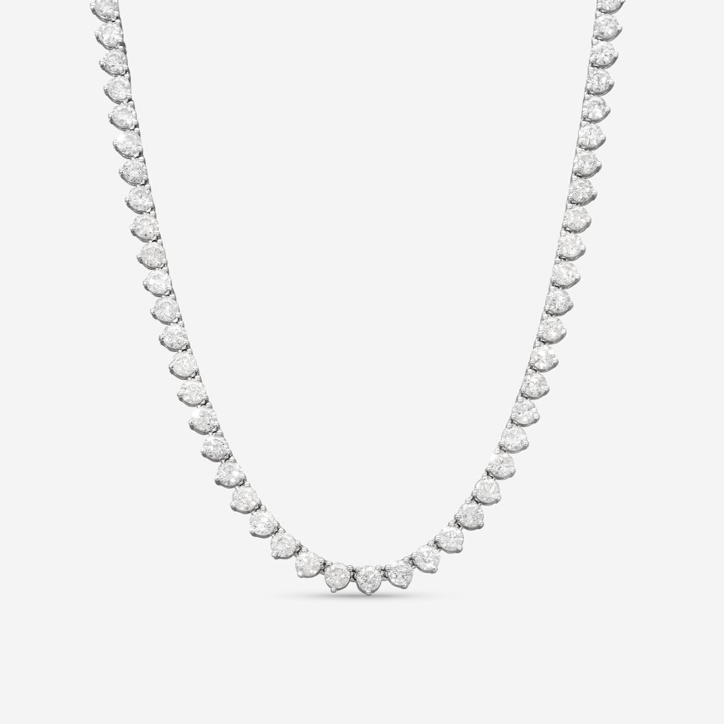 Ina Mar 14K White Gold 20 ctw Round Diamond Martini Tennis Necklace N1154G-FW-2000F