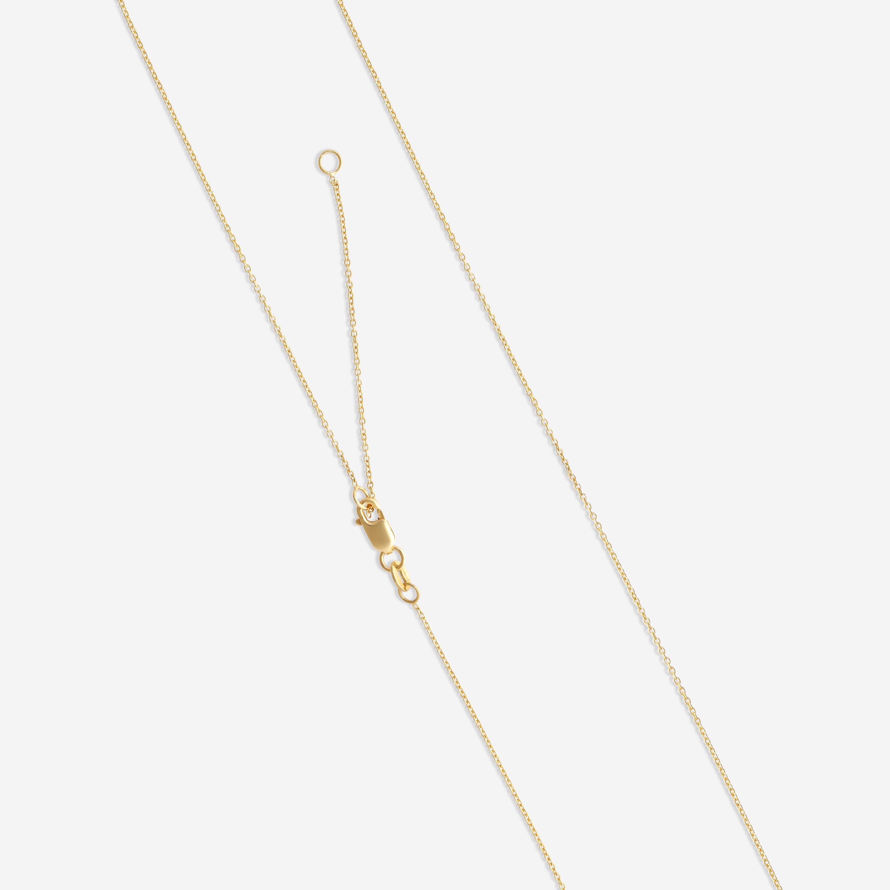 Roberto Coin Dolcetto 18K Yellow Gold Diamond Star Pendant Necklace 111493AYCHX0 — view 4