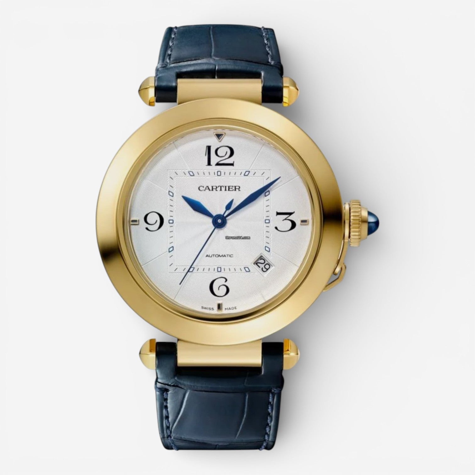Cartier Pasha 18K Yellow Gold Automatic Unisex Watch WGPA0007