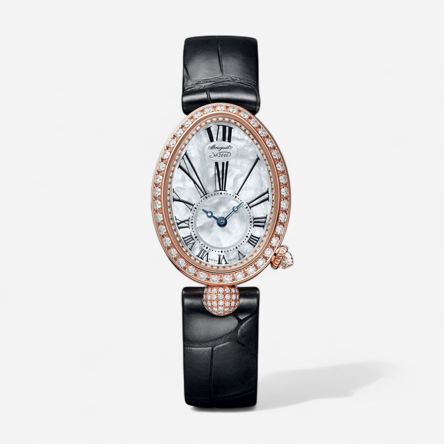 Breguet Reine de Naples 18K Rose Gold Diamond Automatic Ladies Watch 8928BR51944D00D3L