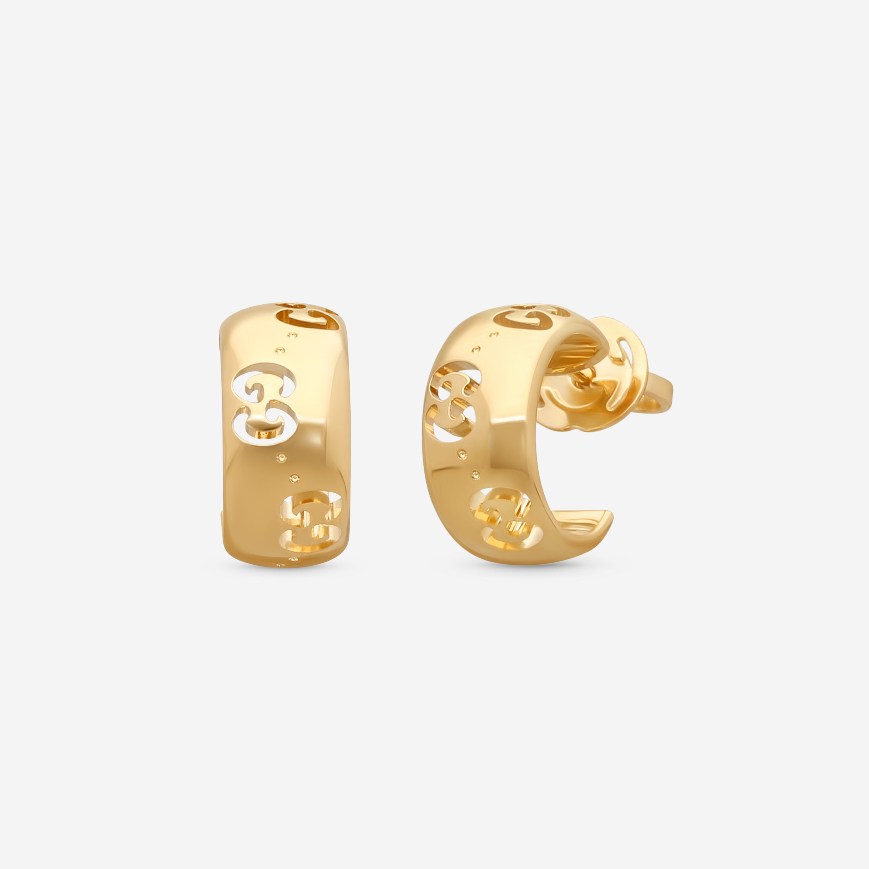 Gucci Icon 18K Yellow Gold Earrings YBD80436100100U