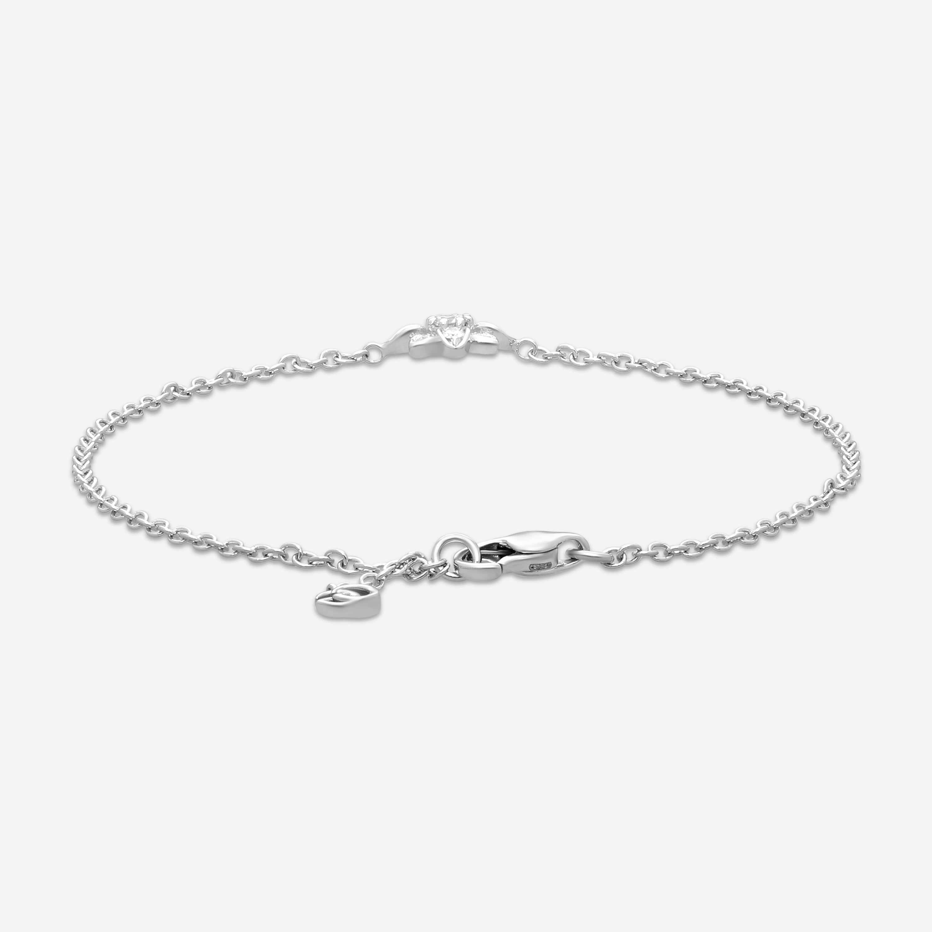Gucci Flora 18K White Gold Diamond Bracelet YBA796237001017 — view 3