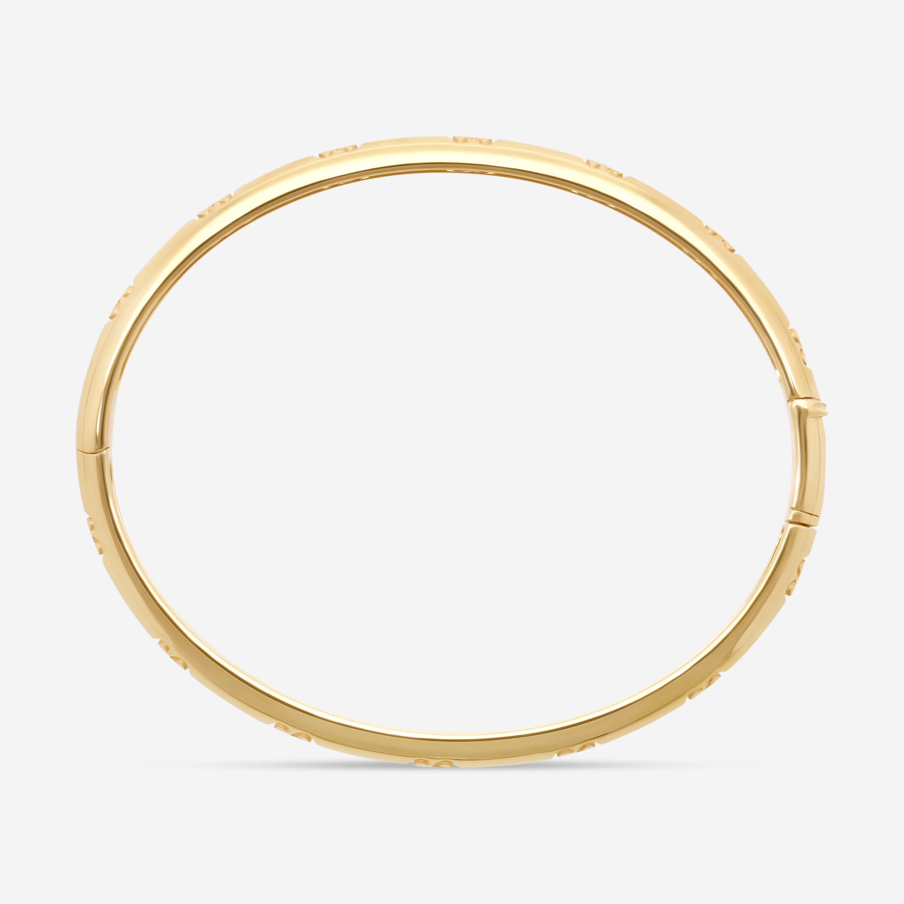 Gucci Icon 18K Yellow Gold Bangle Bracelet YBA8092550010 — view 3