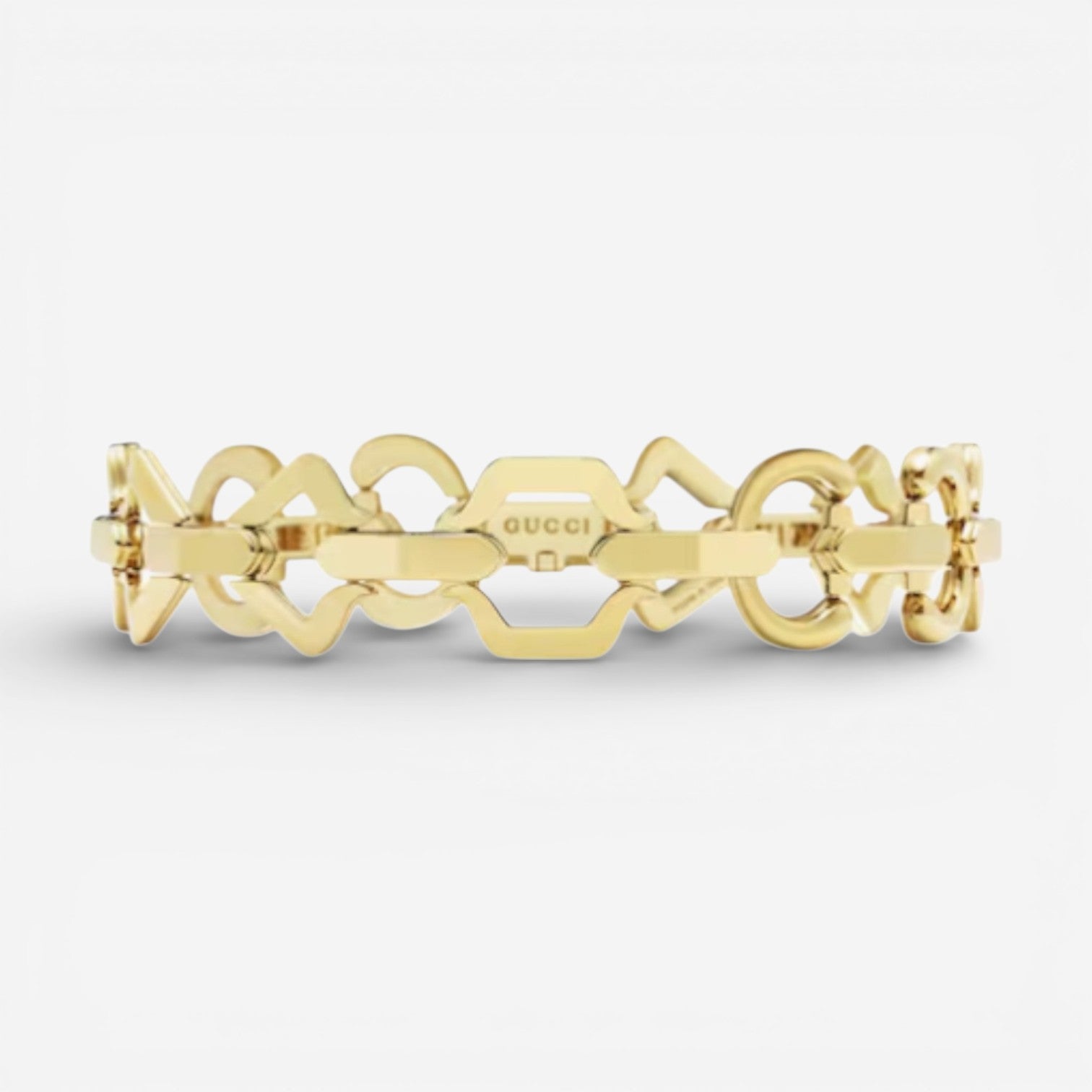 Gucci 18K Yellow Gold Horsebit Bracelet YBA749662001016 — view 4