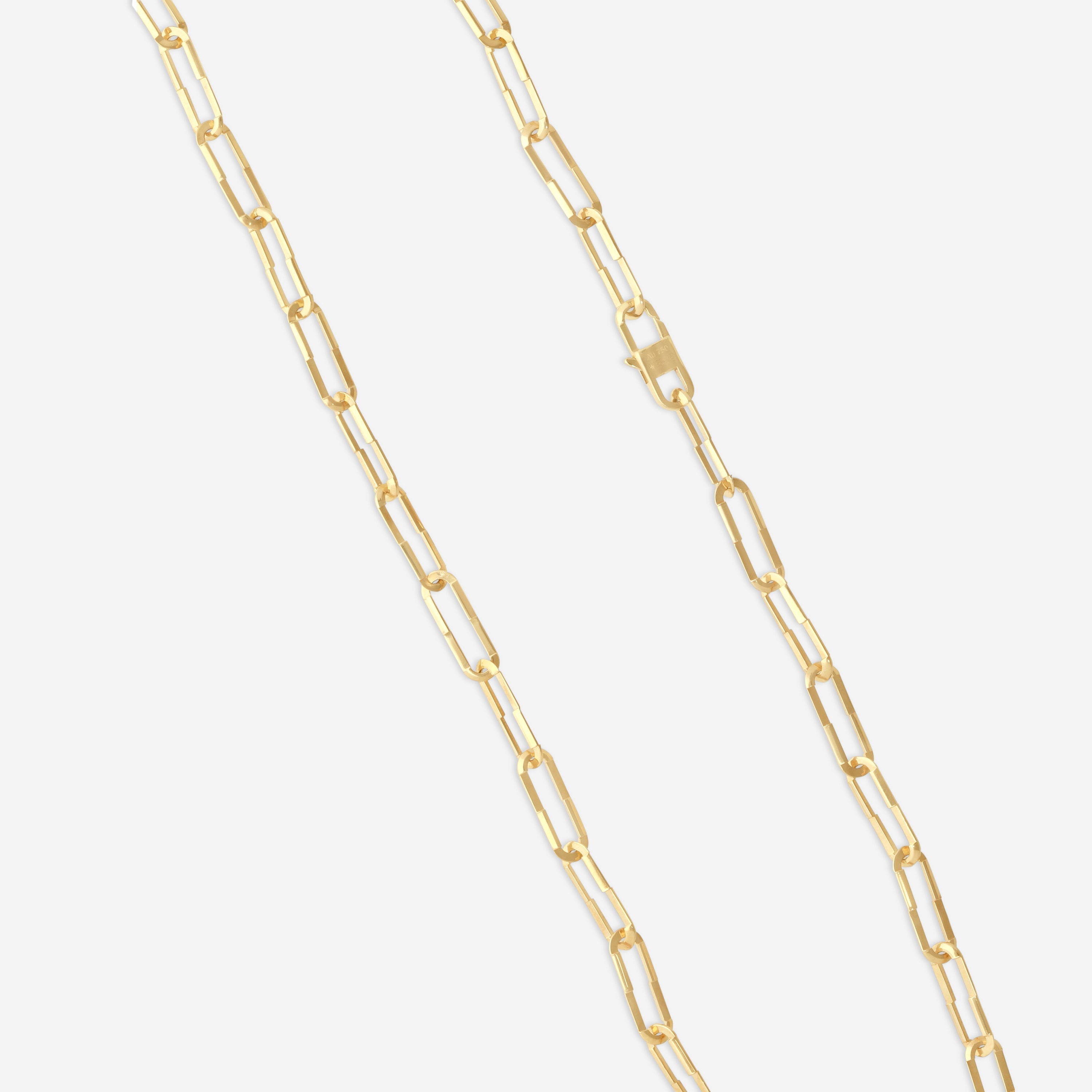 Gucci Link to Love 18K Yellow Gold Link Necklace YBB745654002 — view 3