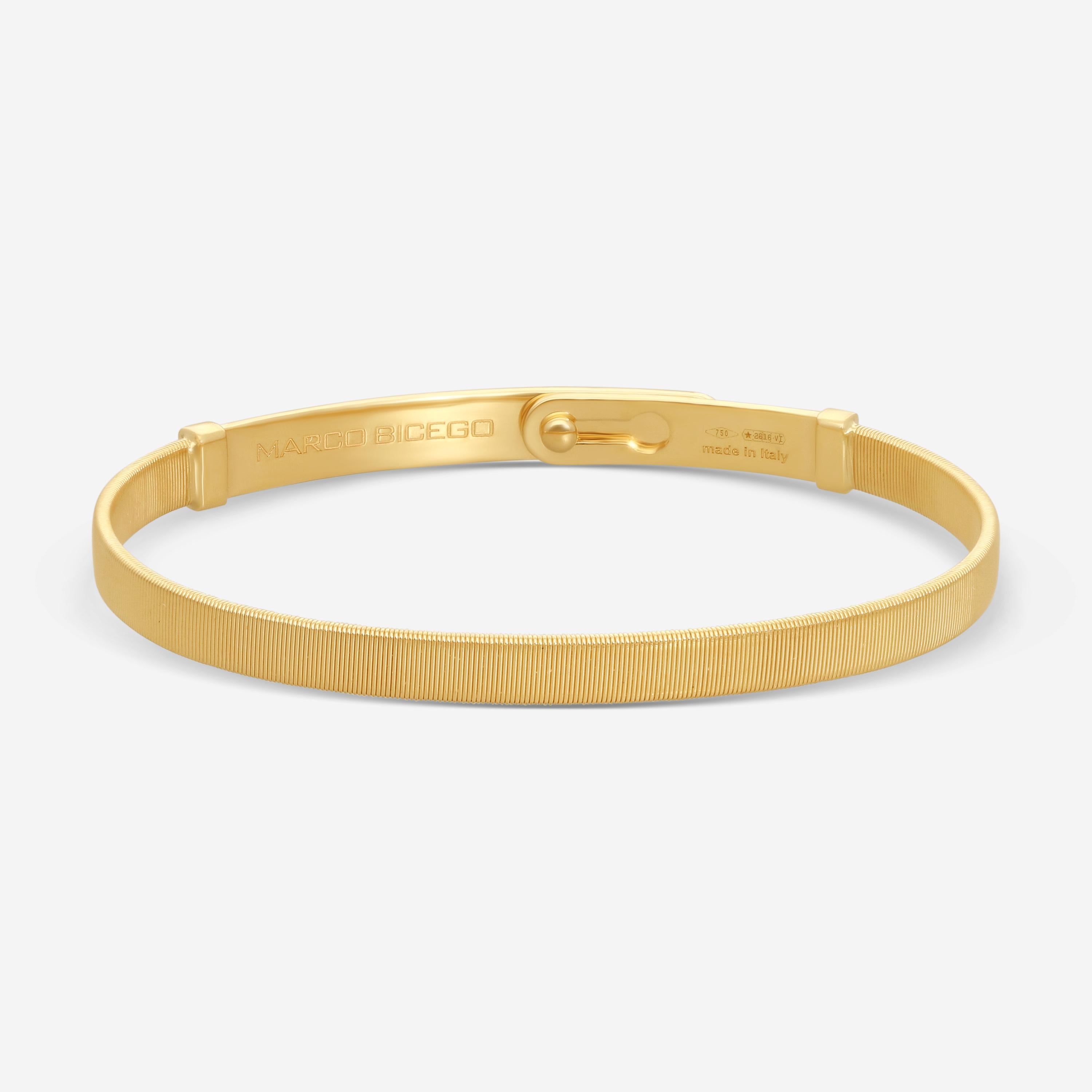 Marco Bicego Masai 18K Yellow Gold Bangle Bracelet SG43__Y_01 — view 5